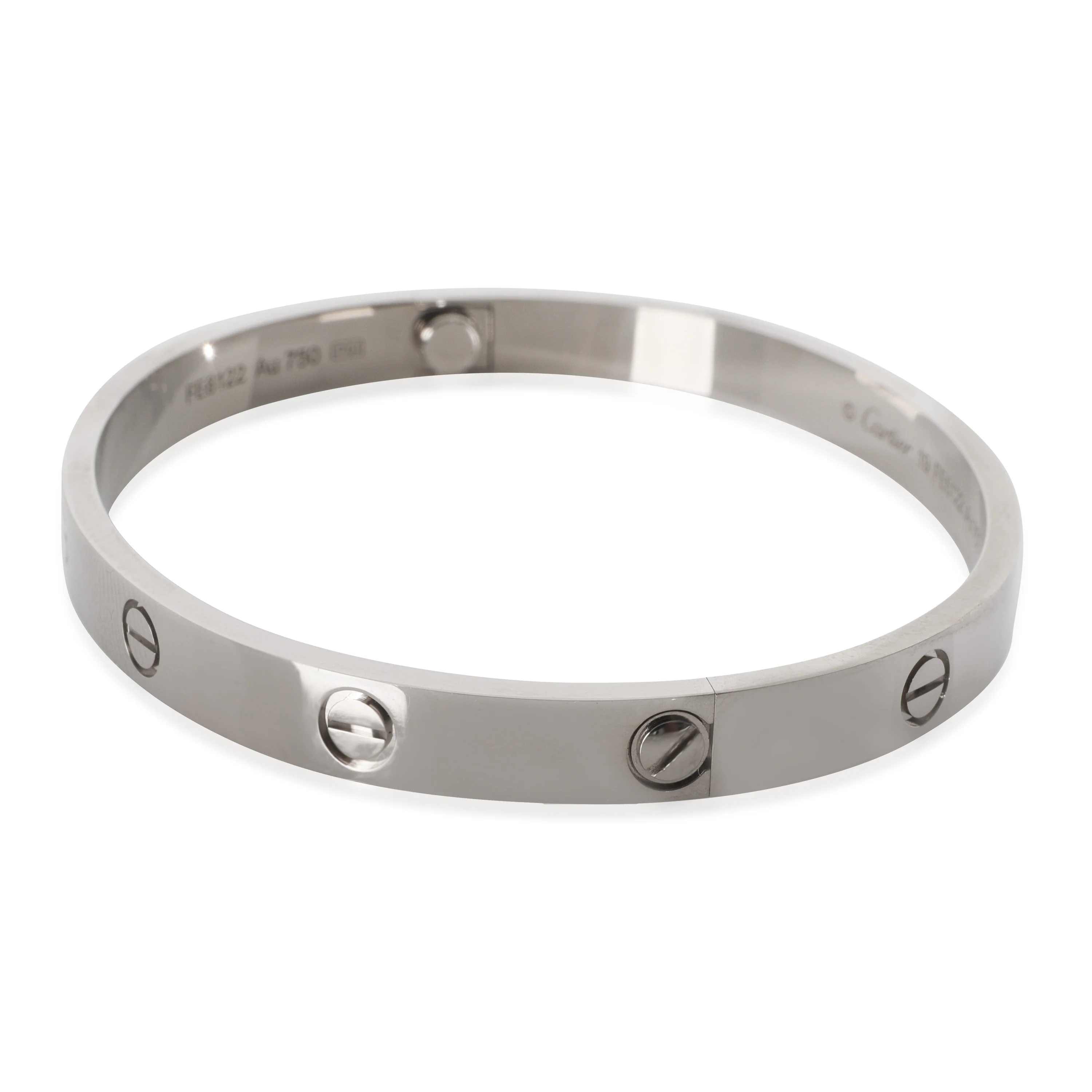 White Gold Love Bracelet - Image 2