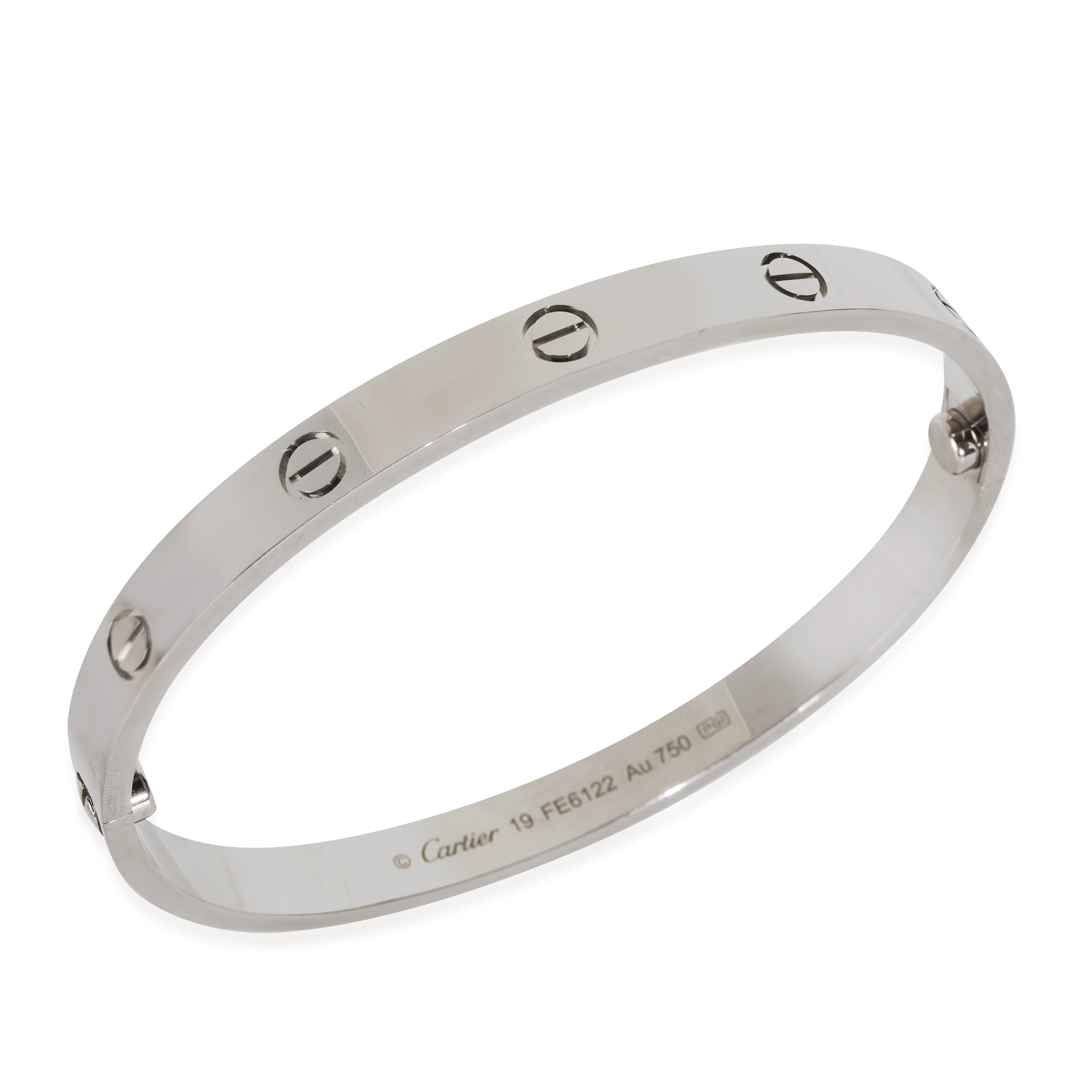 White Gold Love Bracelet - Image 3