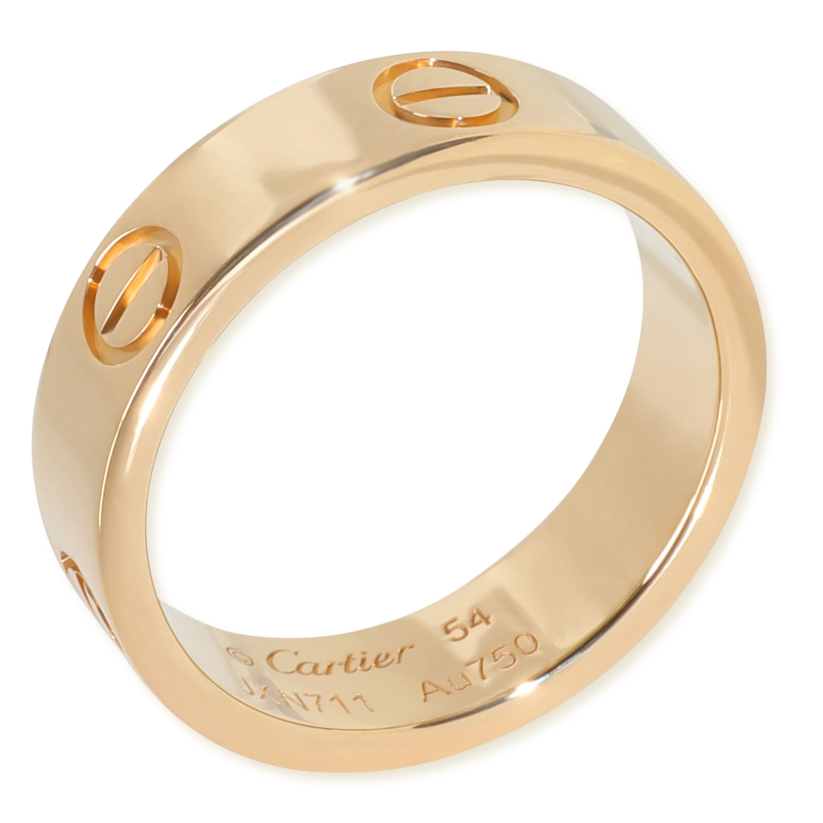 Yellow Gold  Love Ring - Image 3