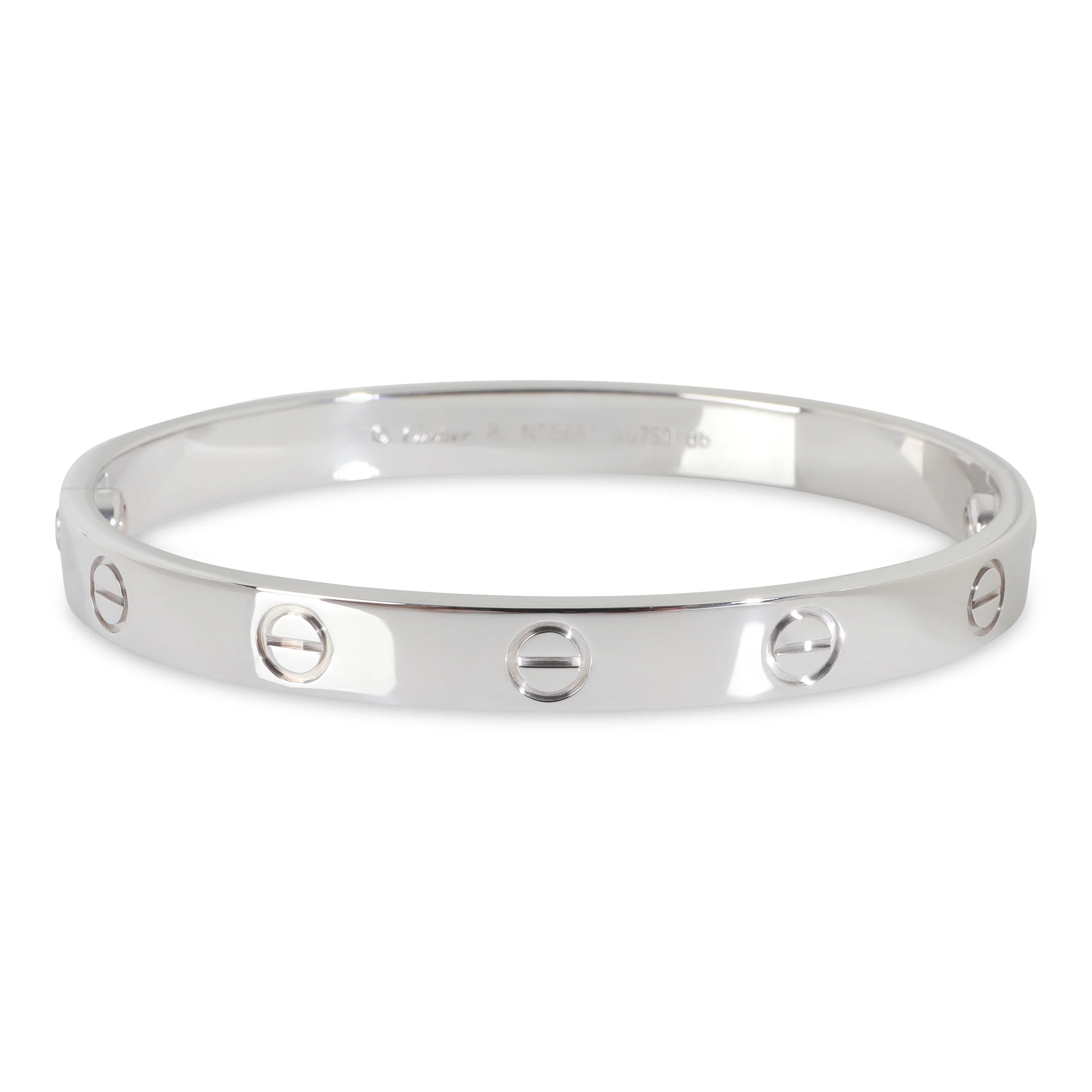 White Gold  Love Bracelet