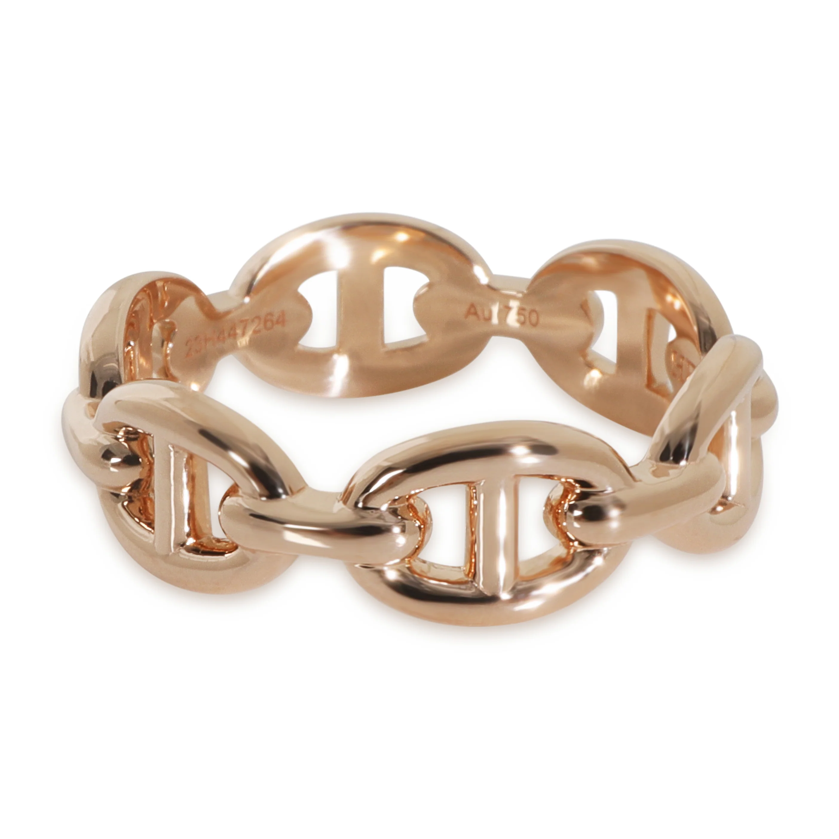 Rose Gold Chaine d'Ancre Enchainee Ring - Image 2