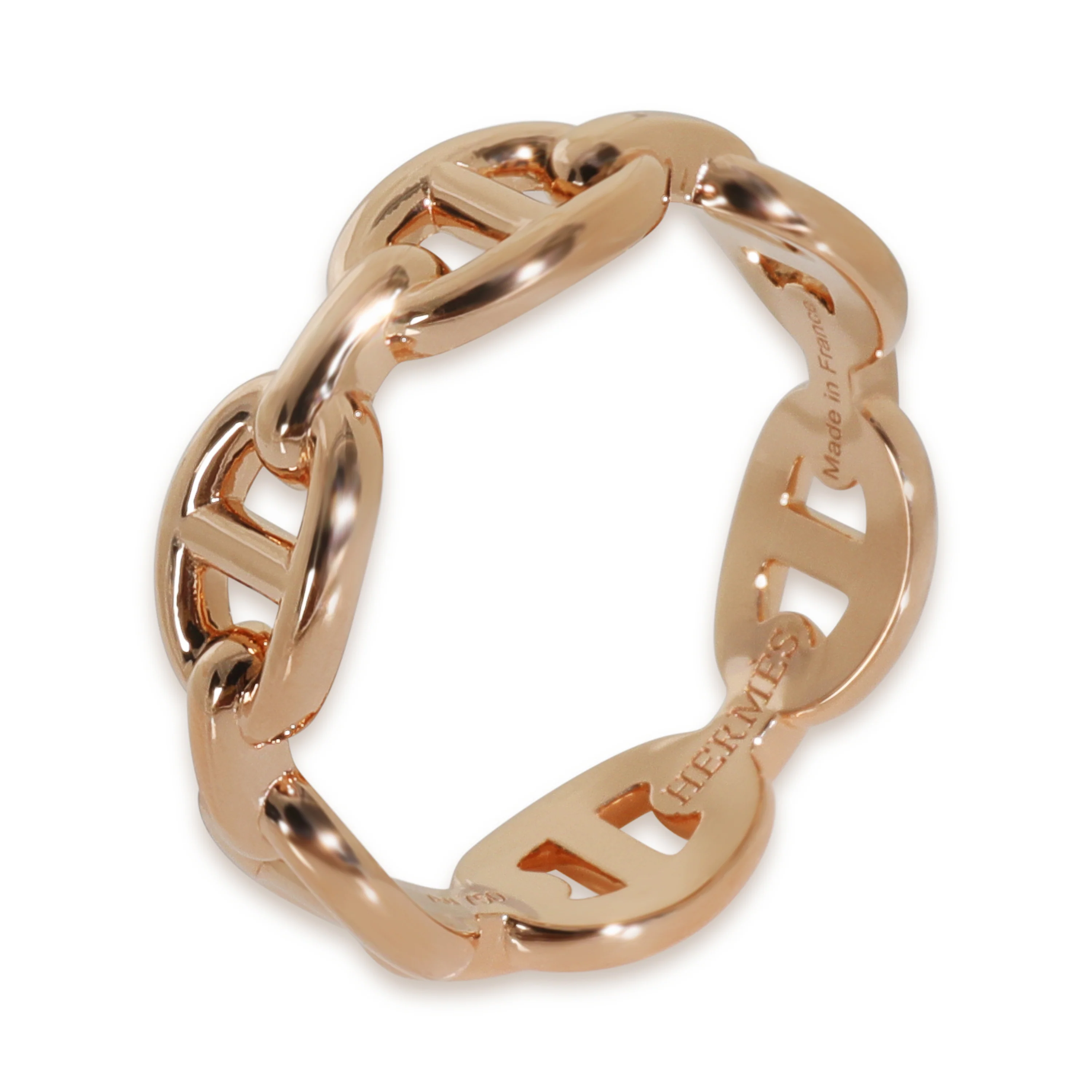 Rose Gold Chaine d'Ancre Enchainee Ring - Image 3