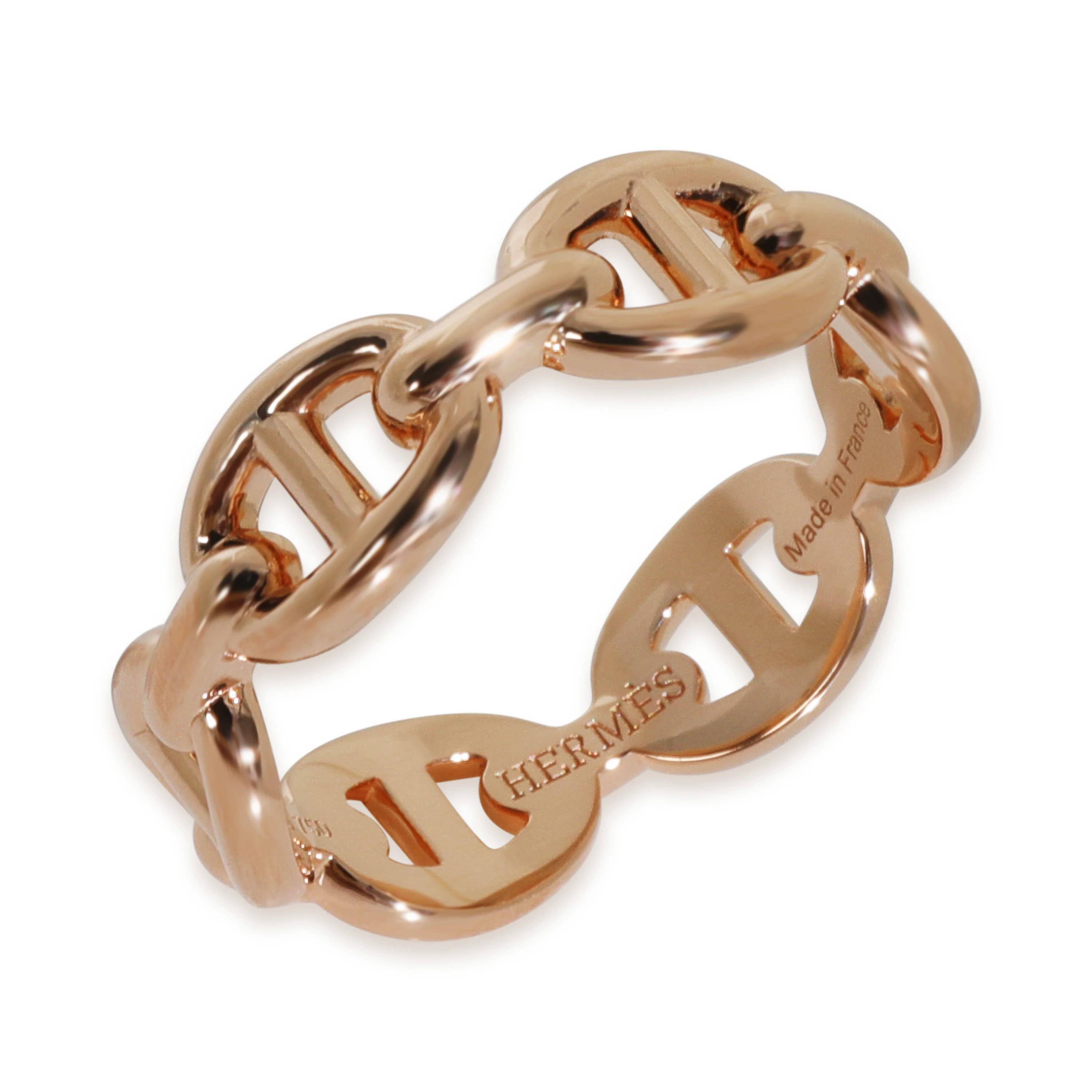 Rose Gold Chaine d'Ancre Enchainee Ring - Image 4