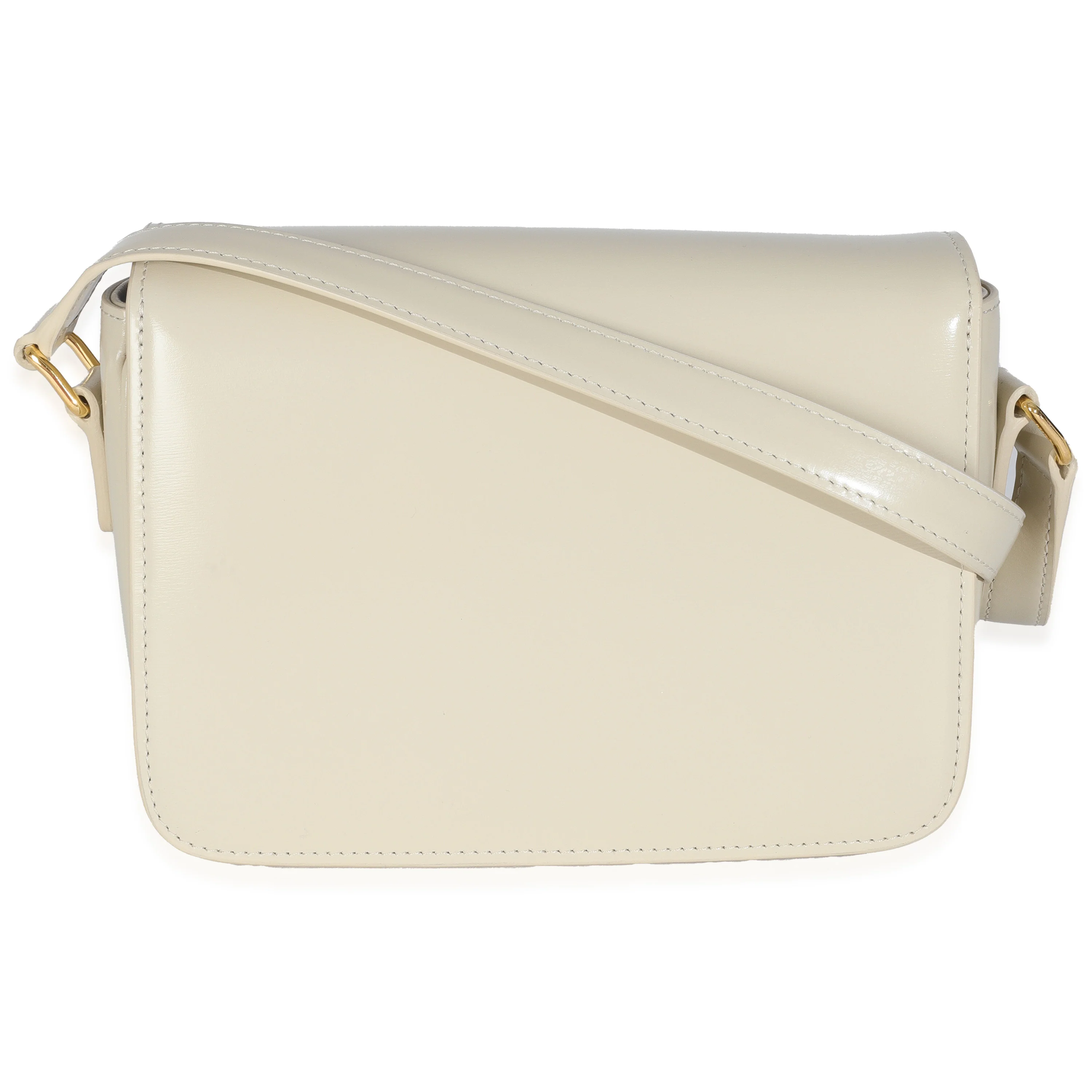Limestone Shiny Calfskin Teen Triomphe Bag - Image 4