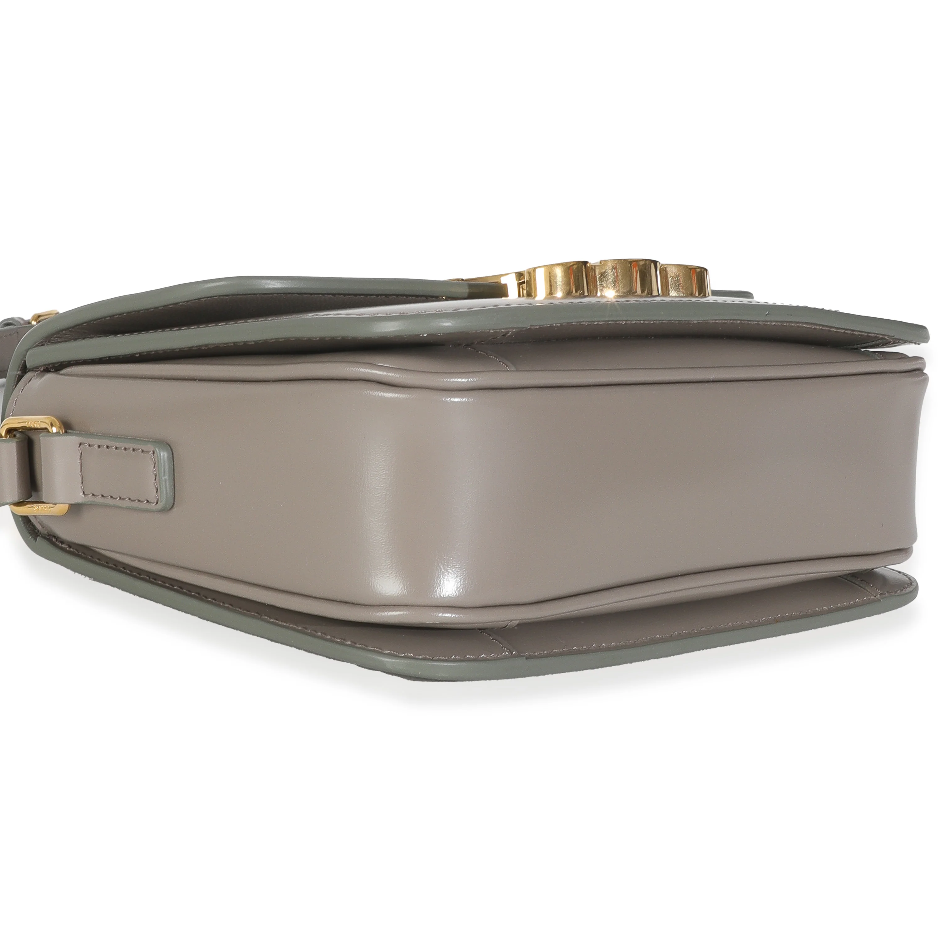 Pebble Shiny Calfskin Teen Triomphe Bag - Image 6