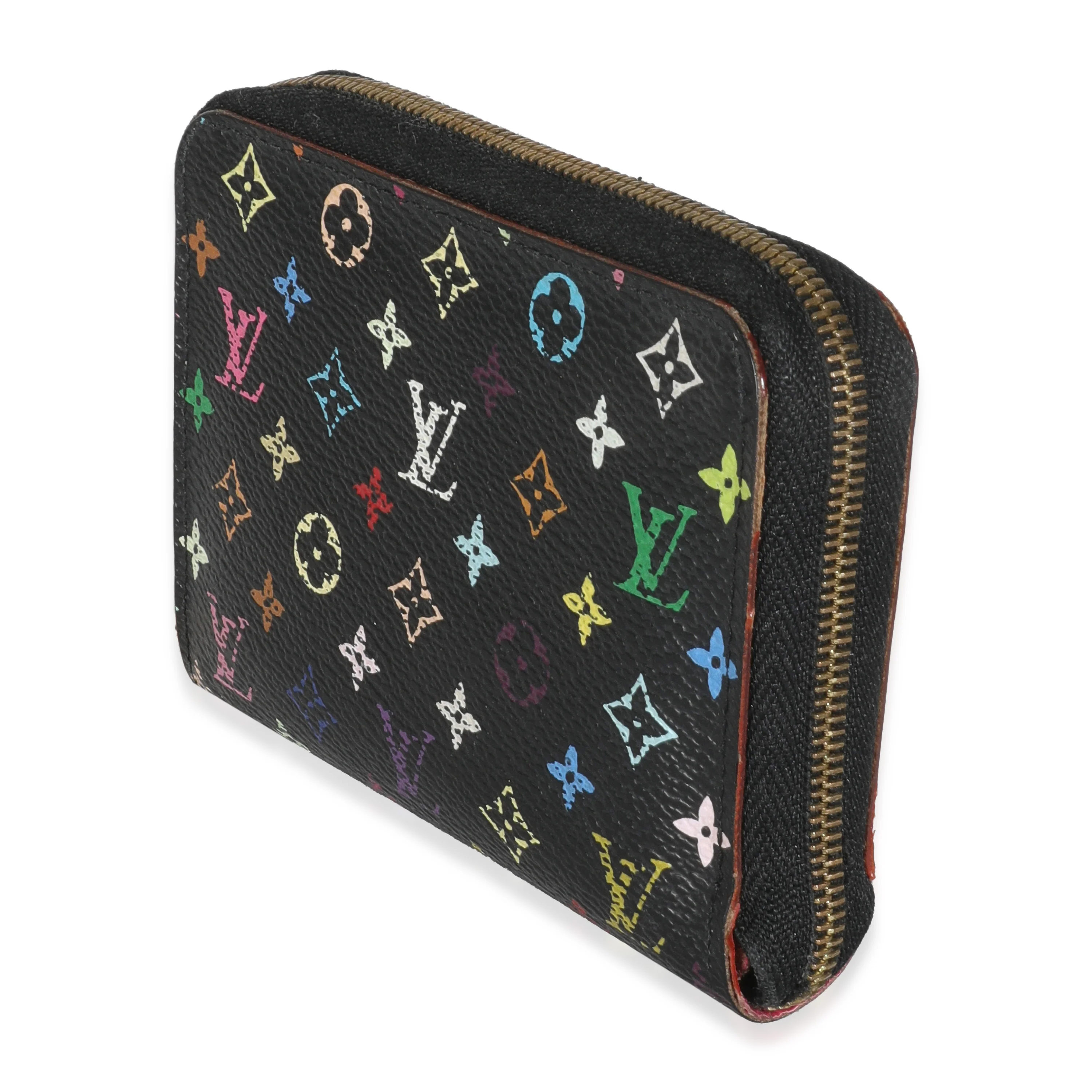 Black Multicolor Monogram Canvas Zippy Coin Purse - Image 2