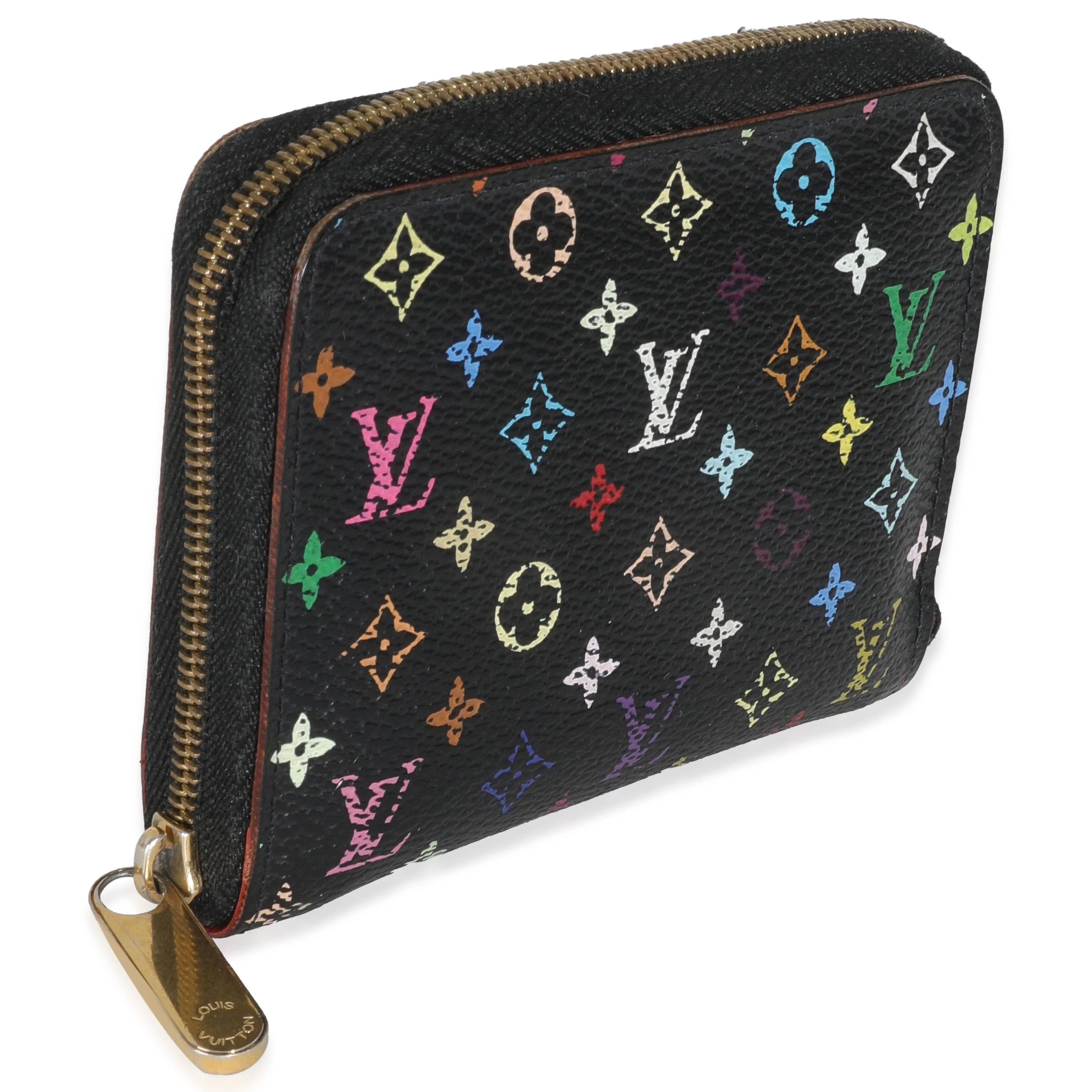 Black Multicolor Monogram Canvas Zippy Coin Purse - Image 3