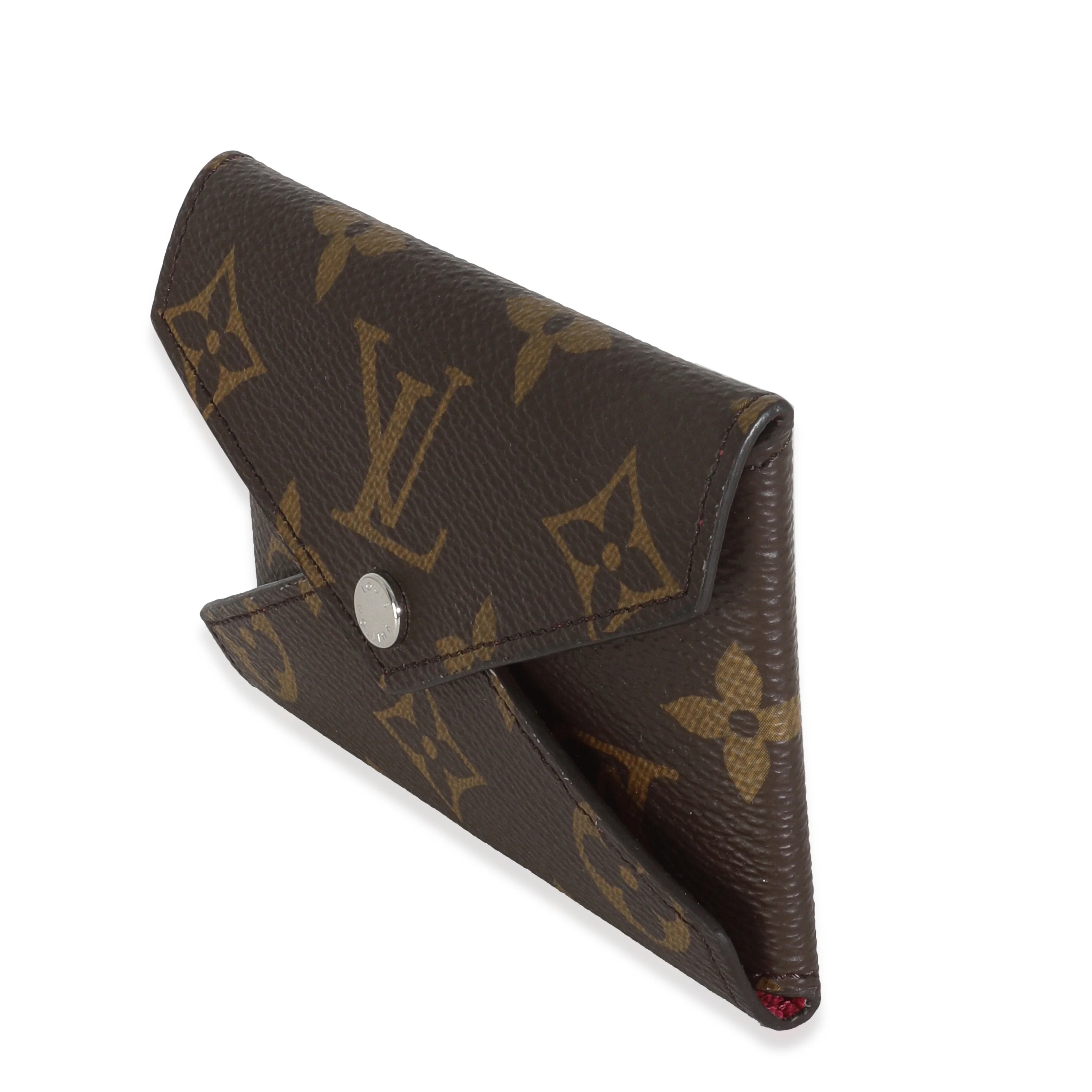 Pondichery Pink Monogram Canvas Kirigami Card Holder - Image 2