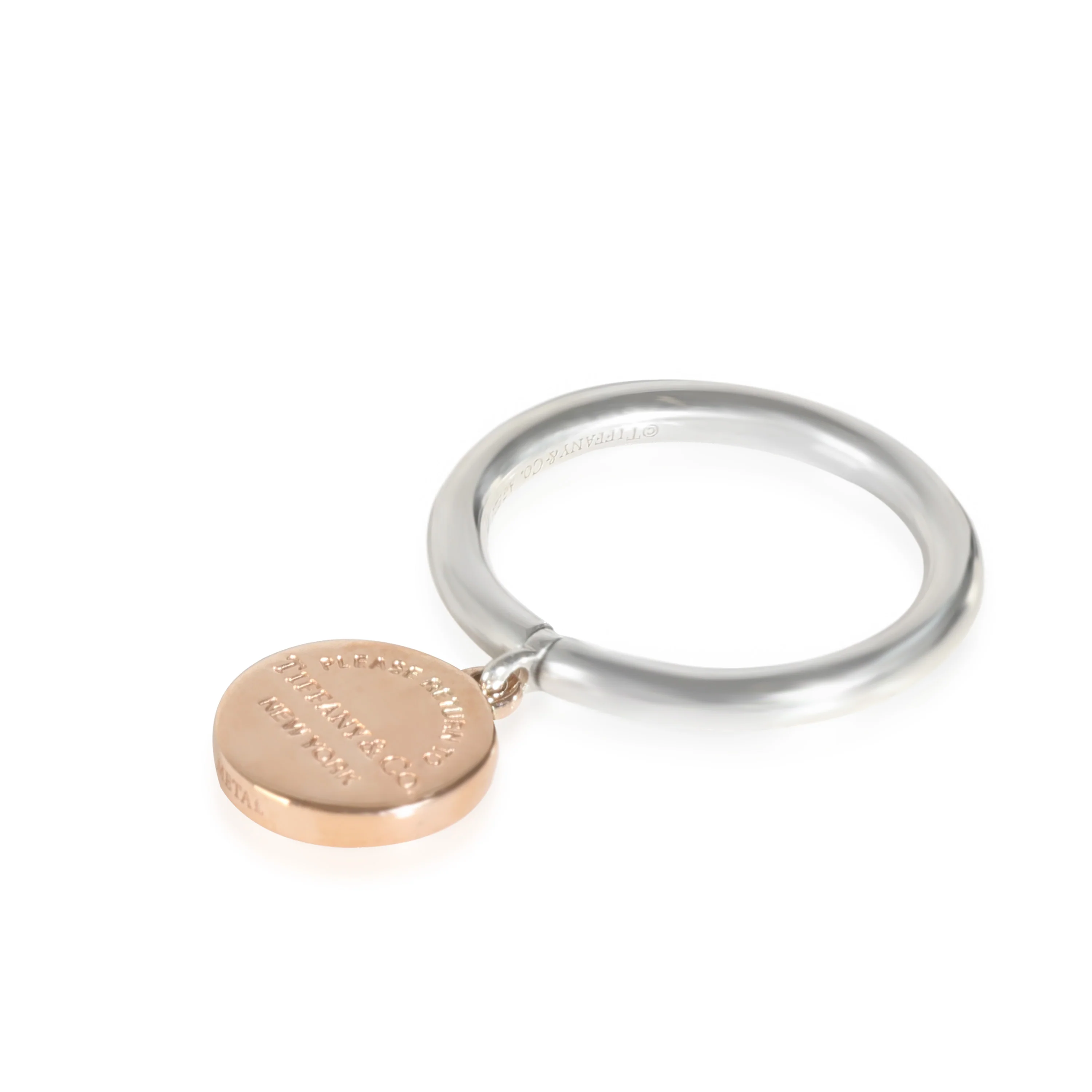 Sterling Silver & Rubedo Return To Tiffany Ring - Image 2