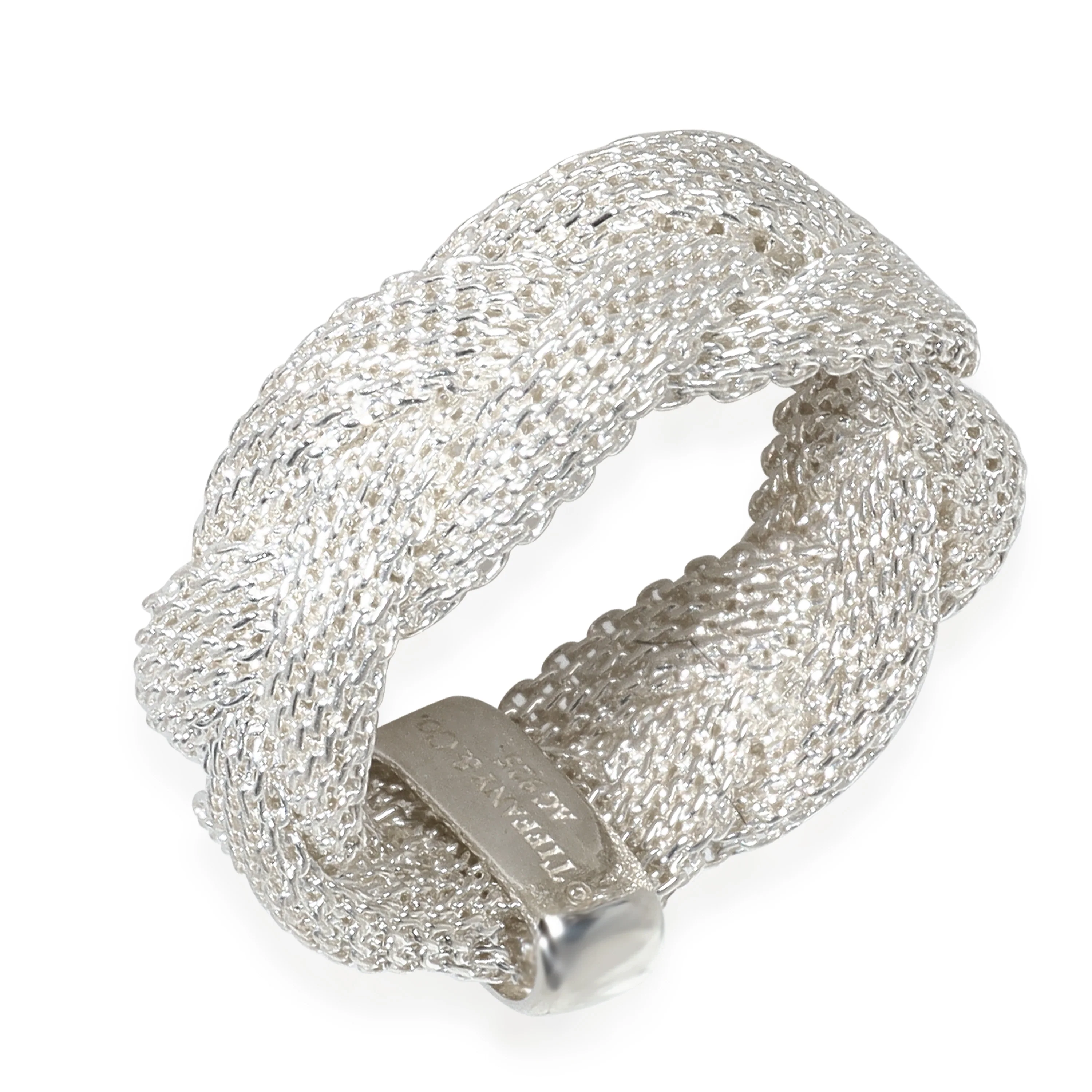 Sterling Silver Somerset Mesh Braid Ring - Image 2