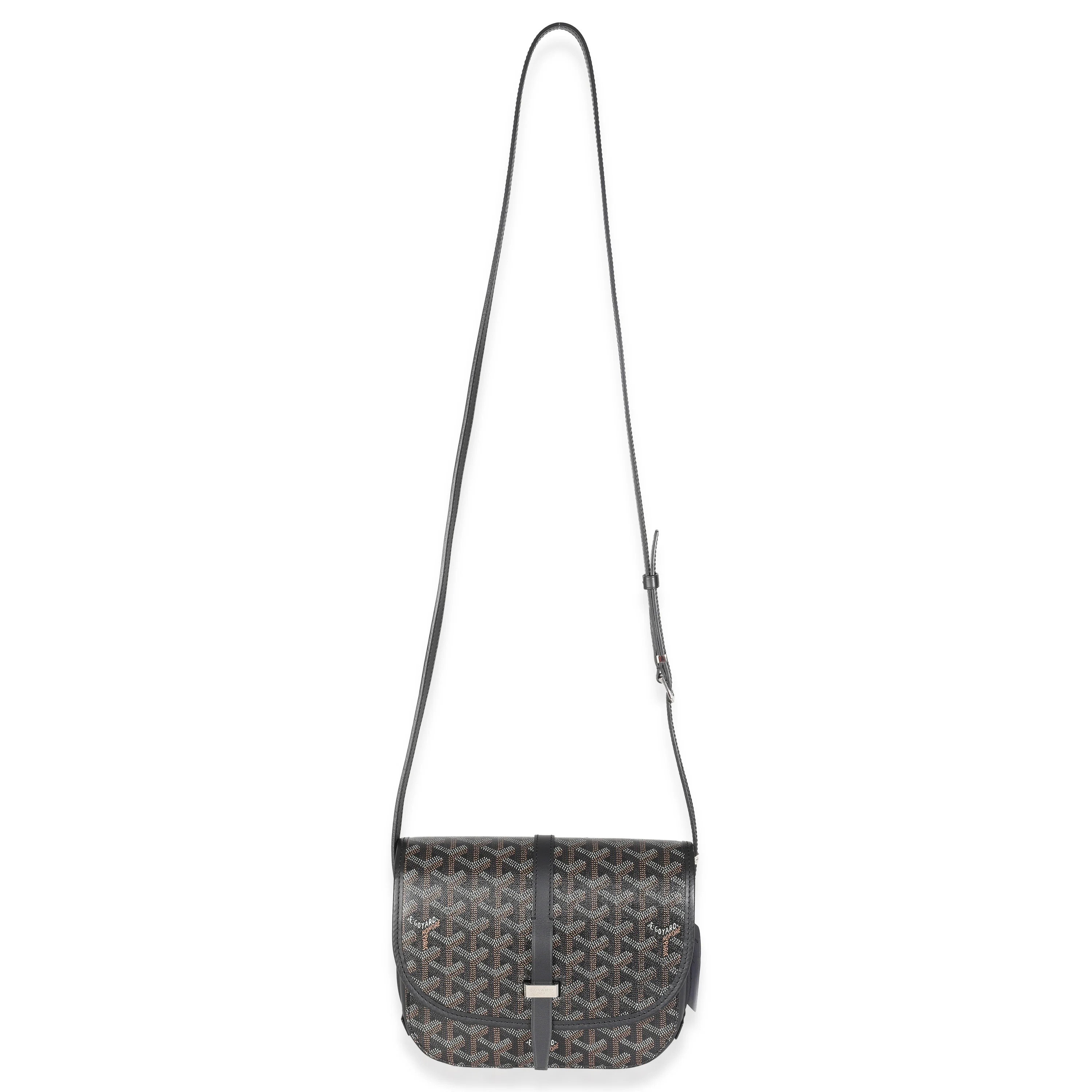 Black Goyardine Canvas Belvedere PM - Image 6
