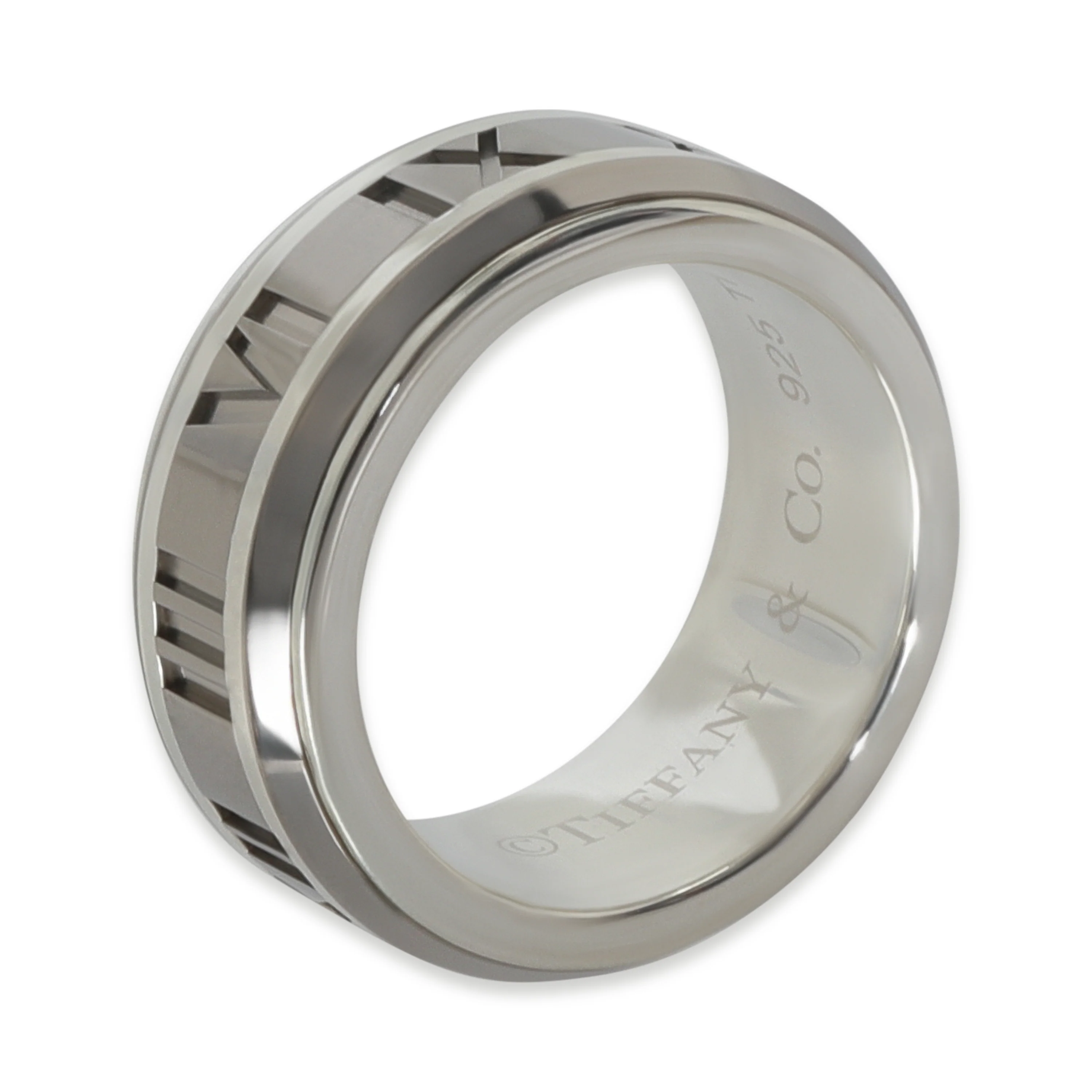 Sterling Silver & Titanium Atlas Ring - Image 3