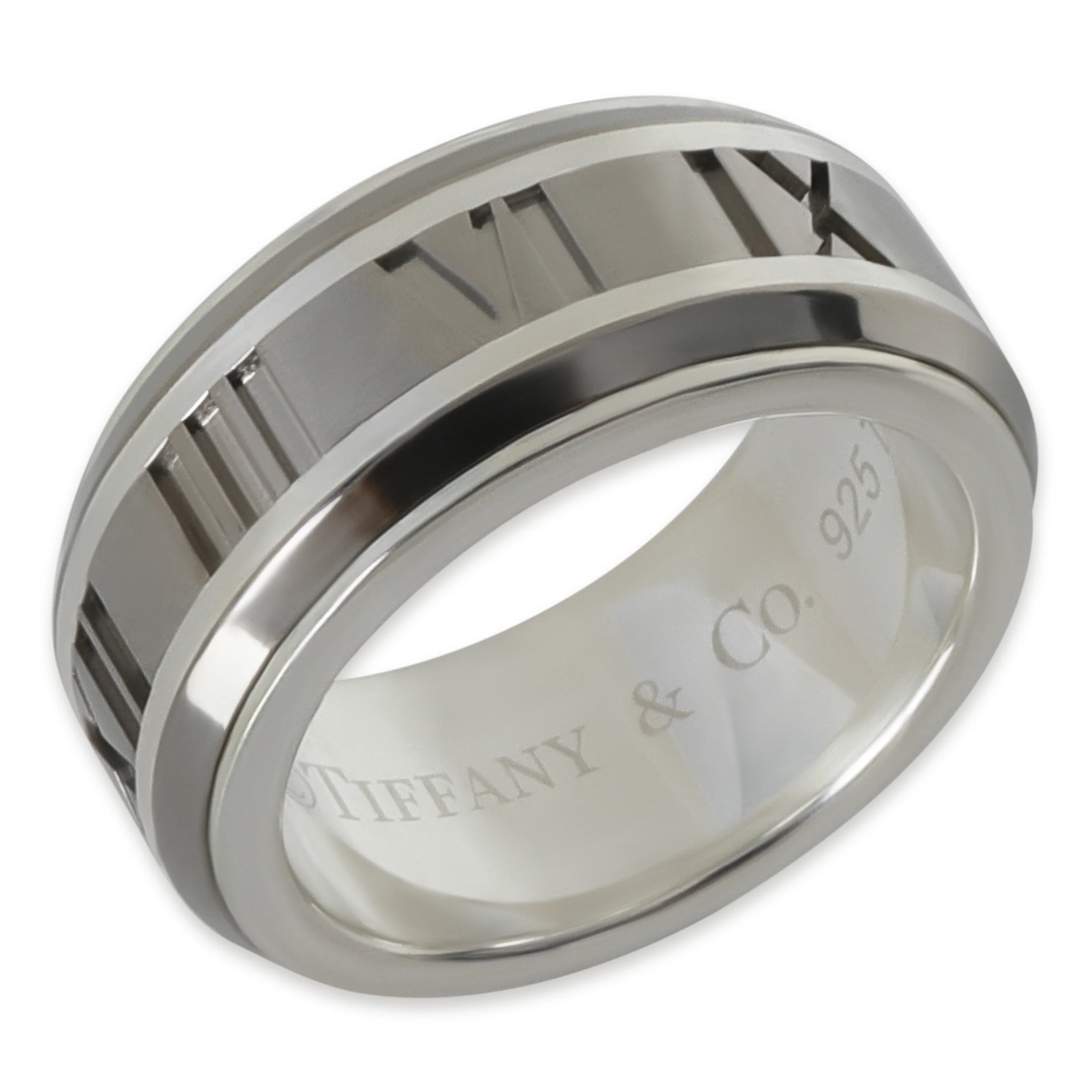 Sterling Silver & Titanium Atlas Ring - Image 4