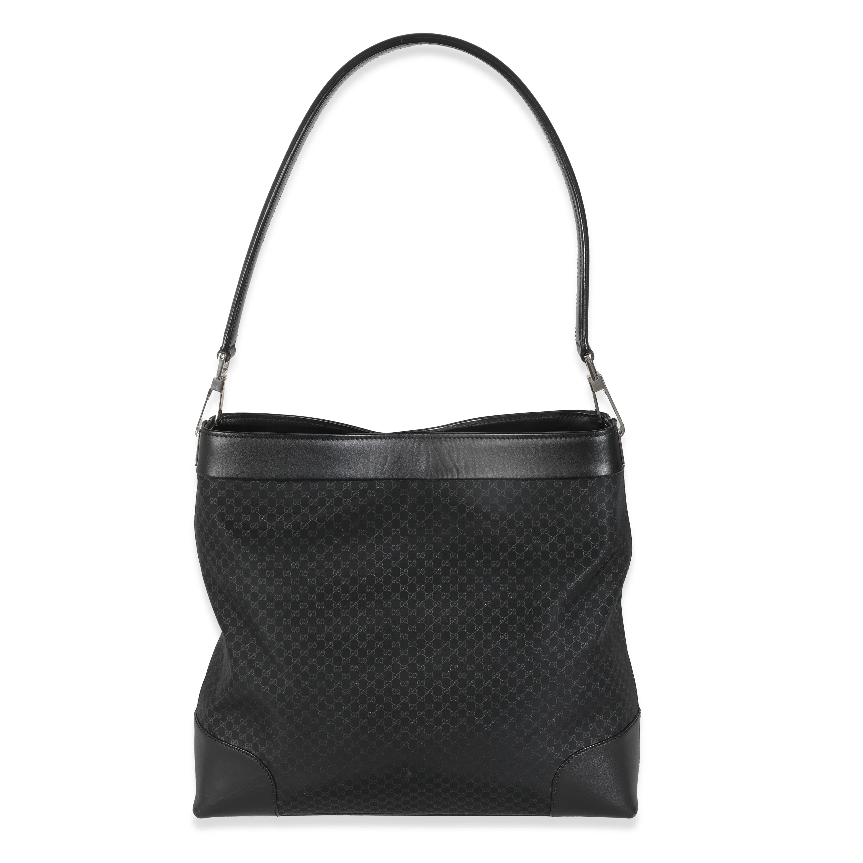 Vintage Black GG Nylon Shoulder Bag