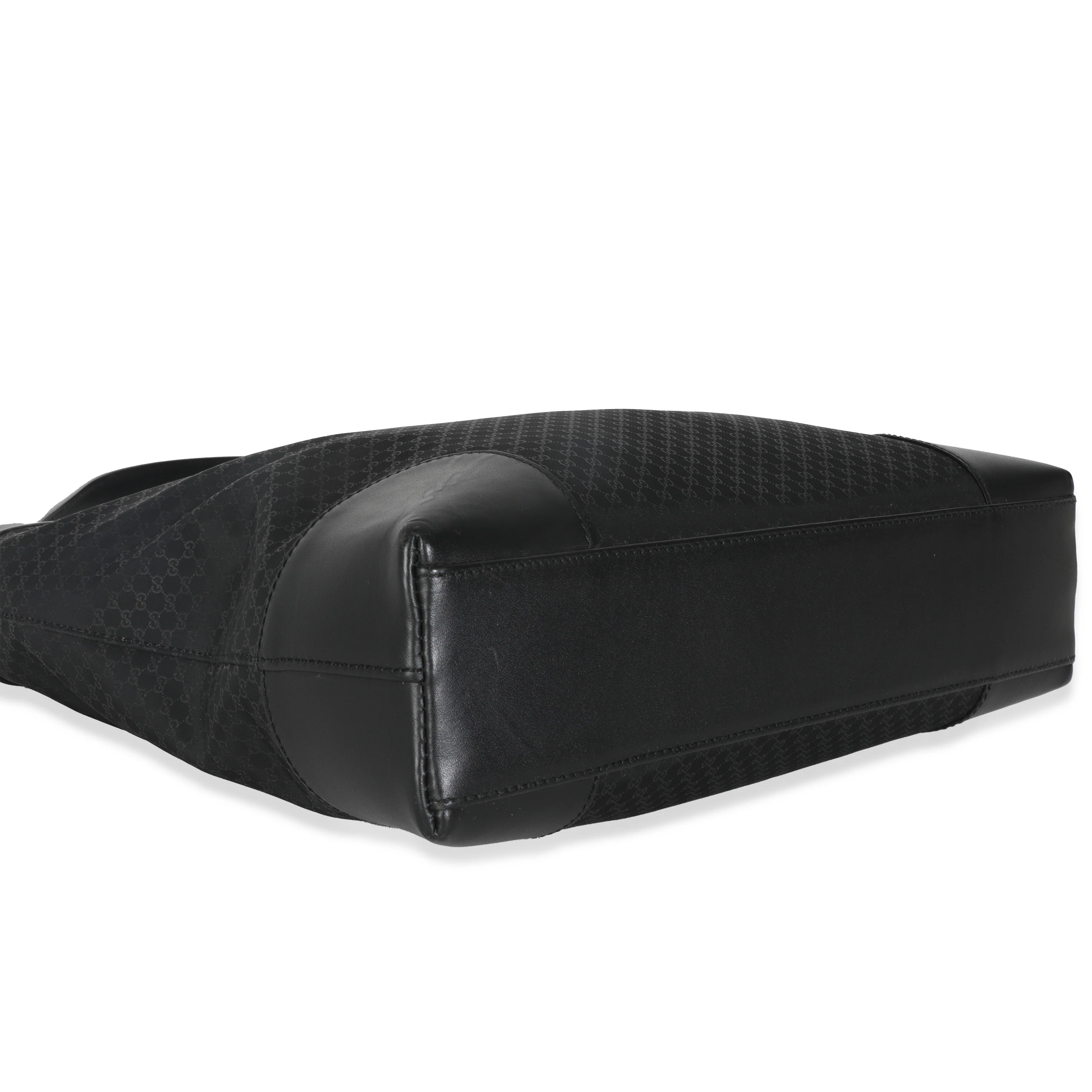 Vintage Black GG Nylon Shoulder Bag - Image 6