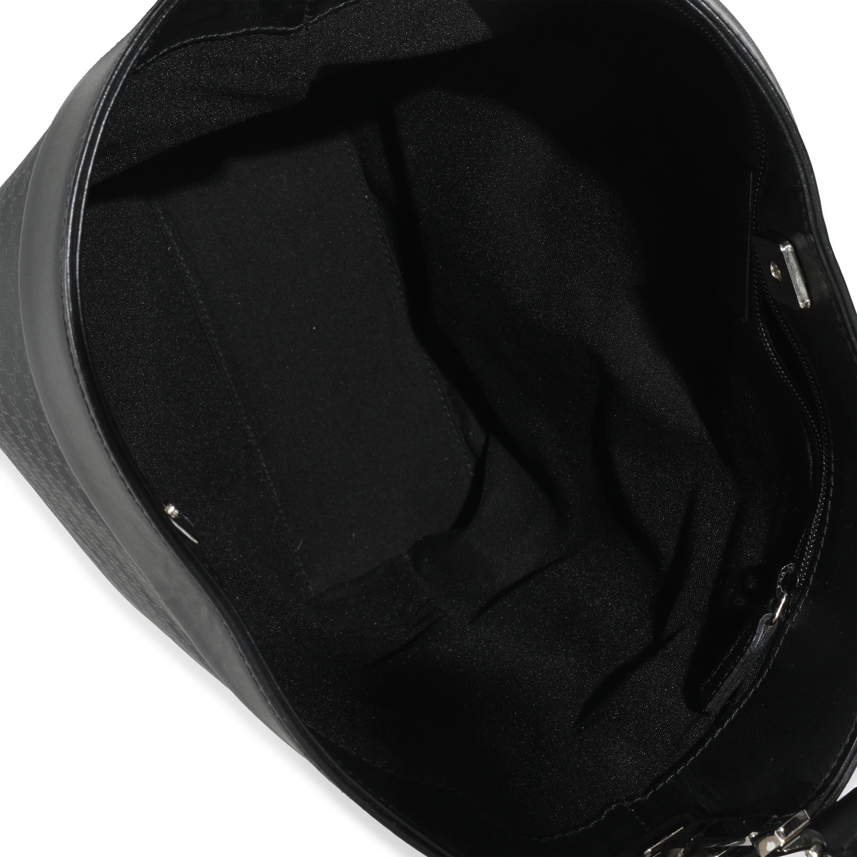 Vintage Black GG Nylon Shoulder Bag - Image 8