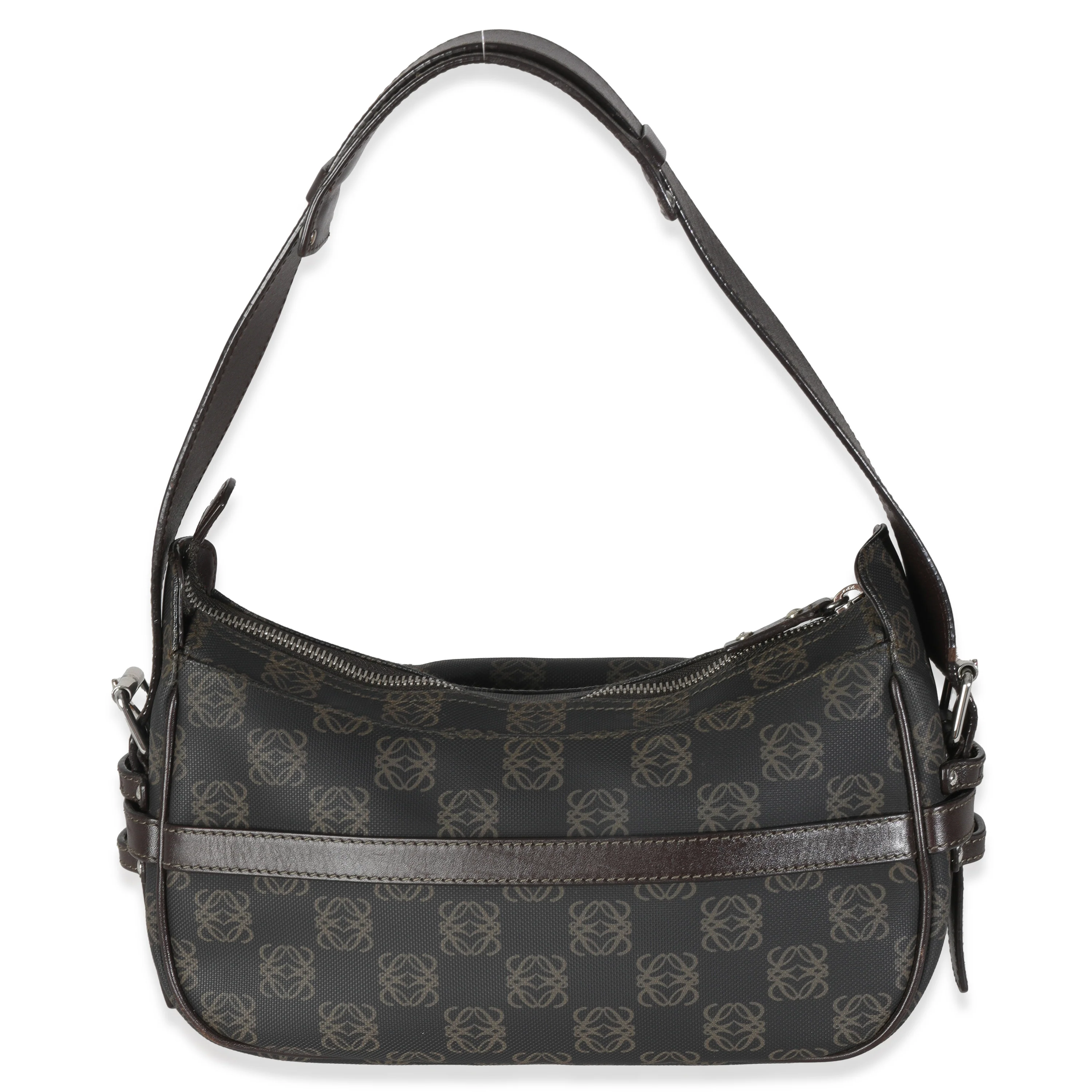 Vintage Black Anagram Canvas Shoulder Bag - Image 4