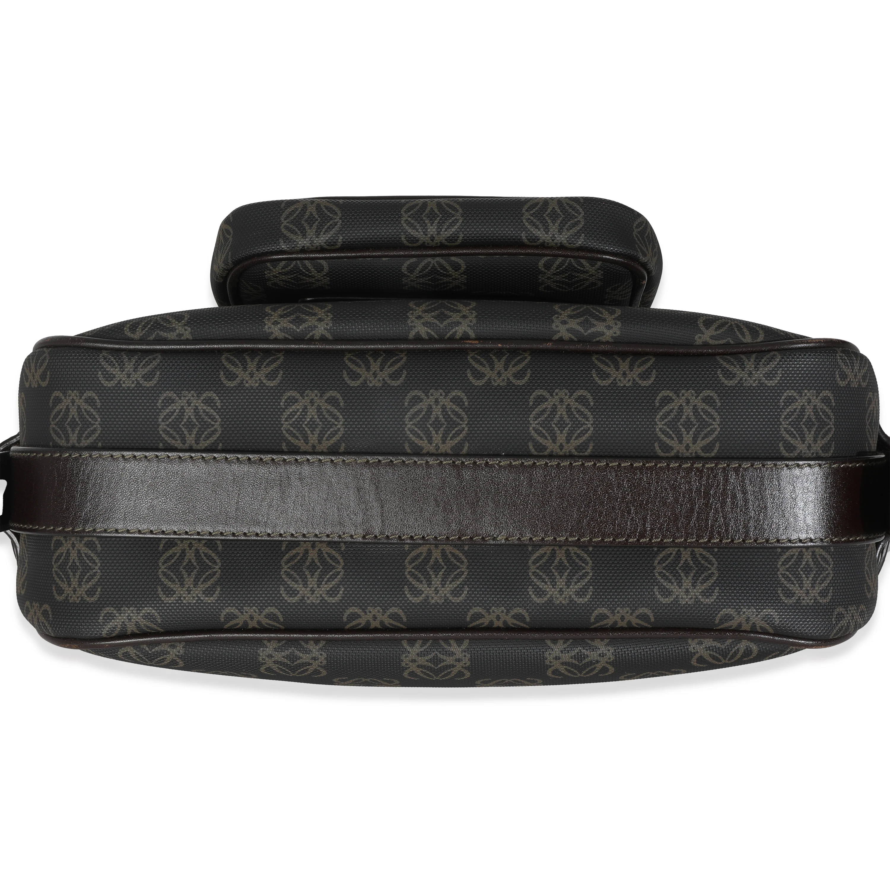 Vintage Black Anagram Canvas Shoulder Bag - Image 5