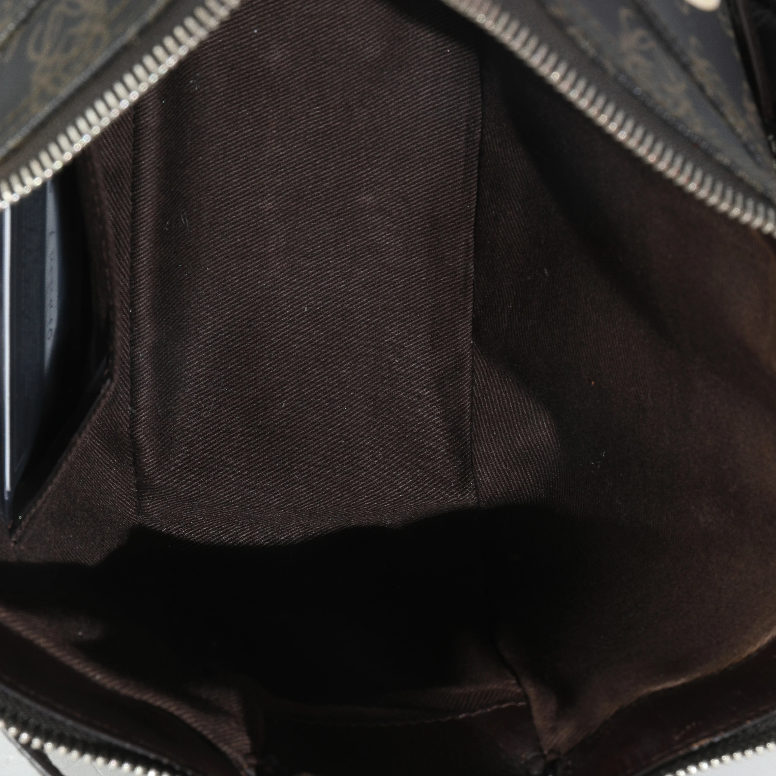 Vintage Black Anagram Canvas Shoulder Bag - Image 8