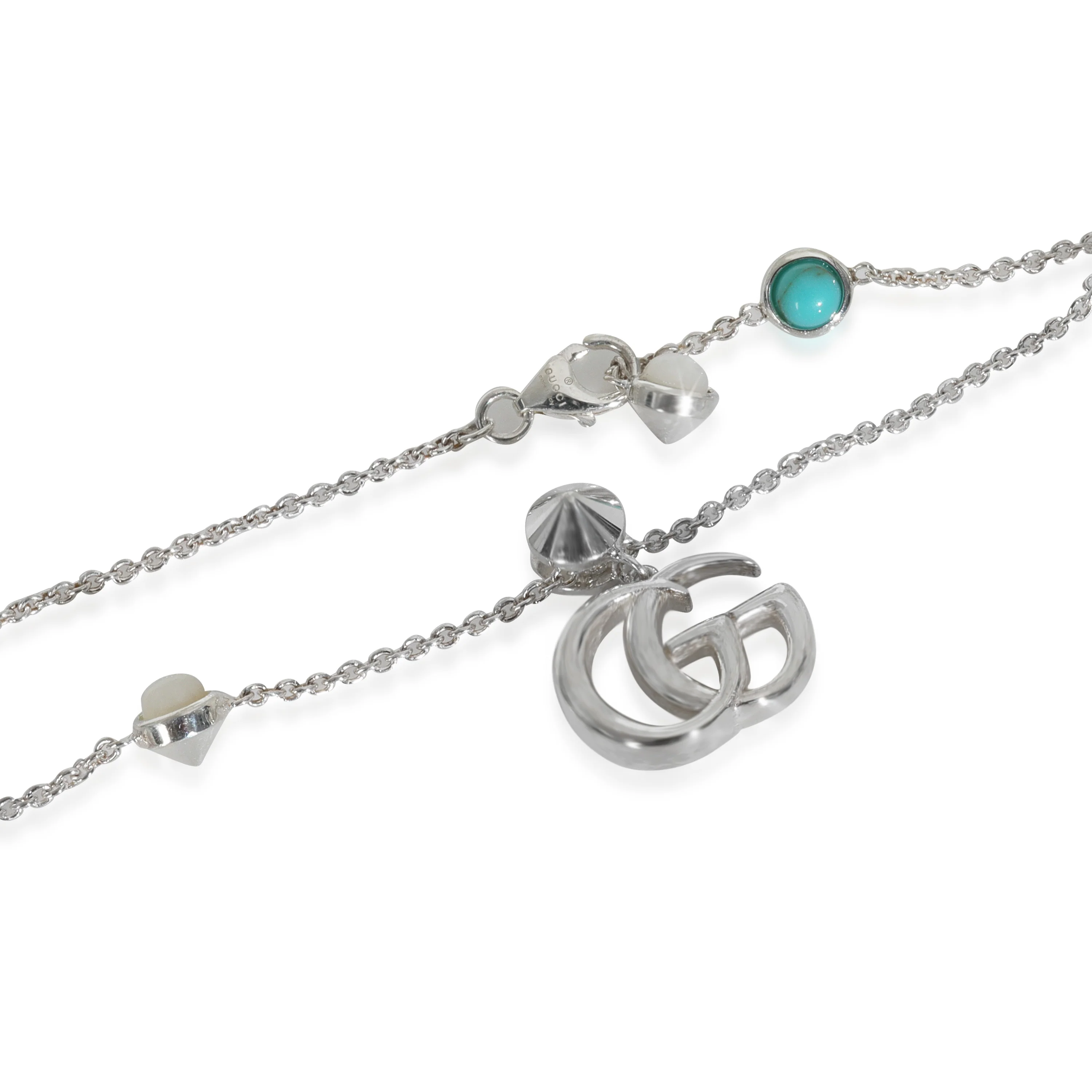 Sterling Silver GG Marmont Necklace - Image 3