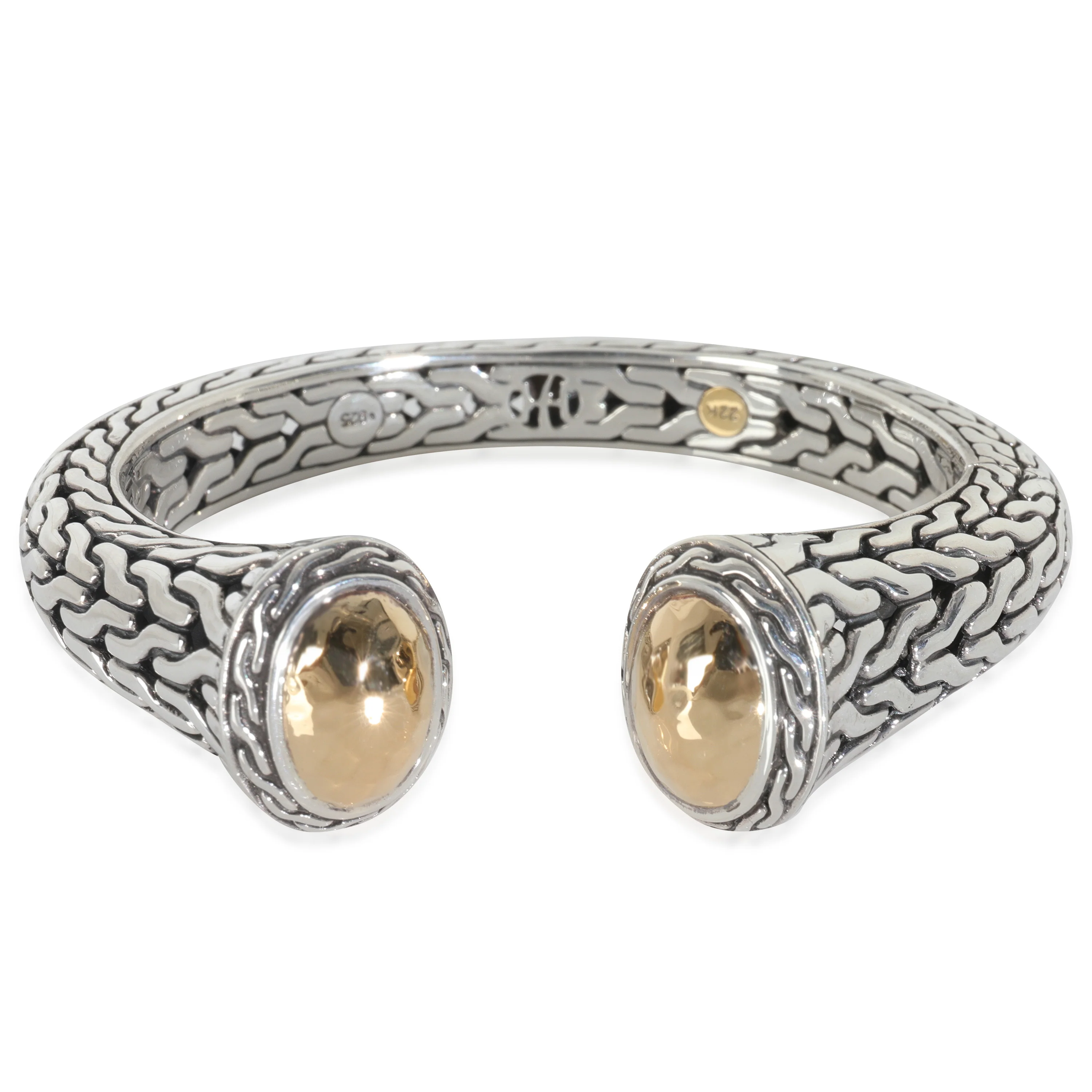 Yellow Gold & Sterling Silver Palu Kick Cuff Bracelet