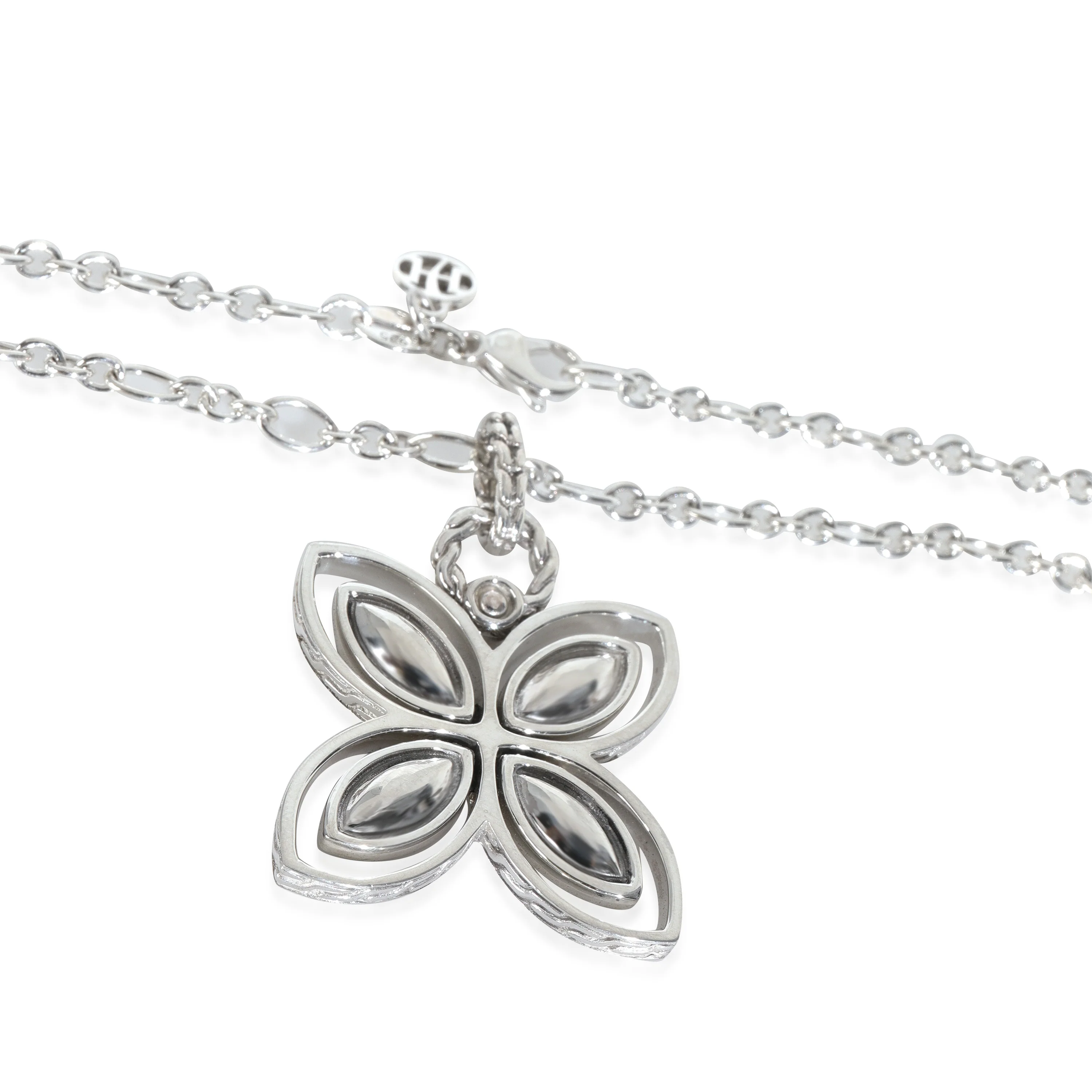 Sterling Silver Kawung Flower Pendant - Image 3