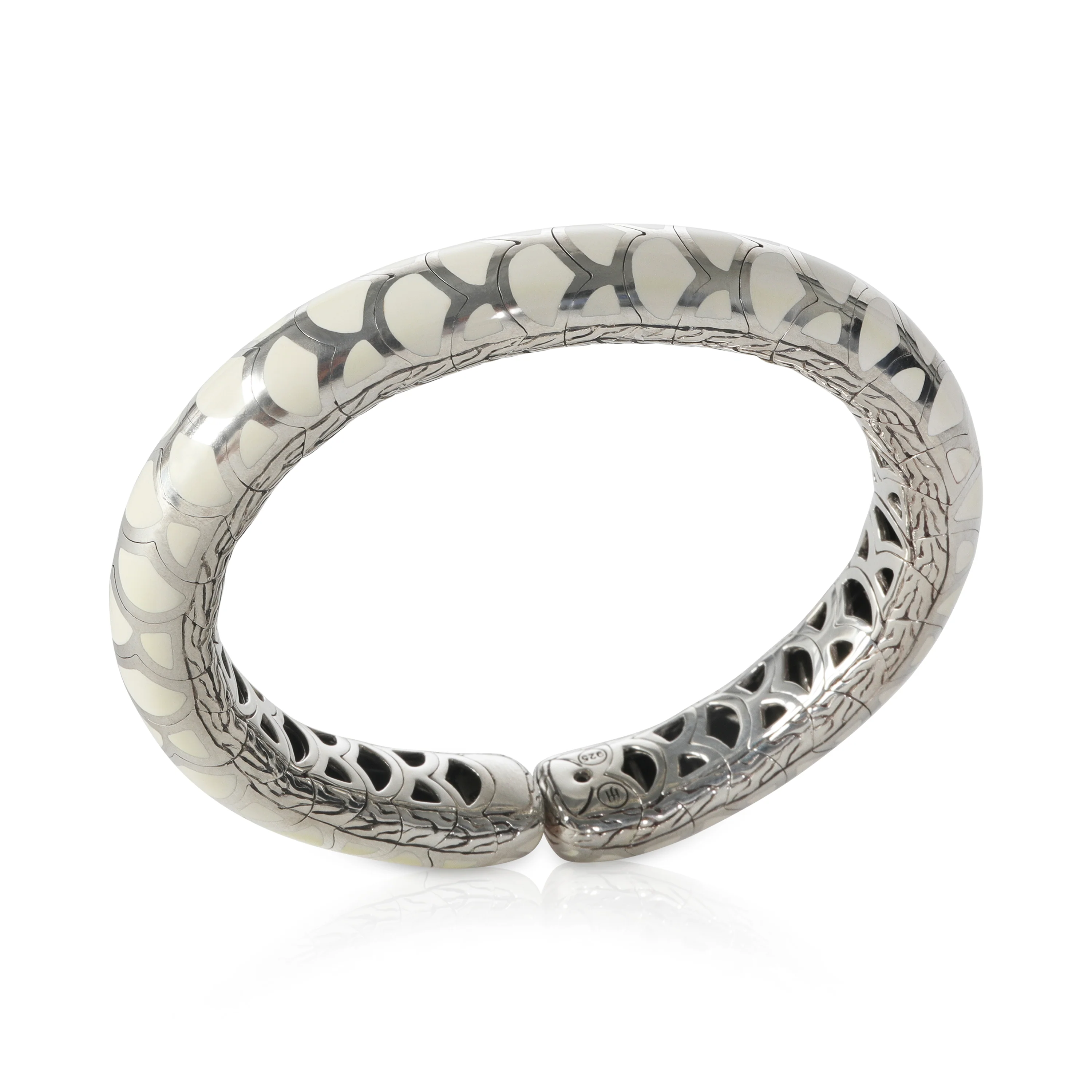 Sterling Silver Legends Naga Enamel Bracelet - Image 4