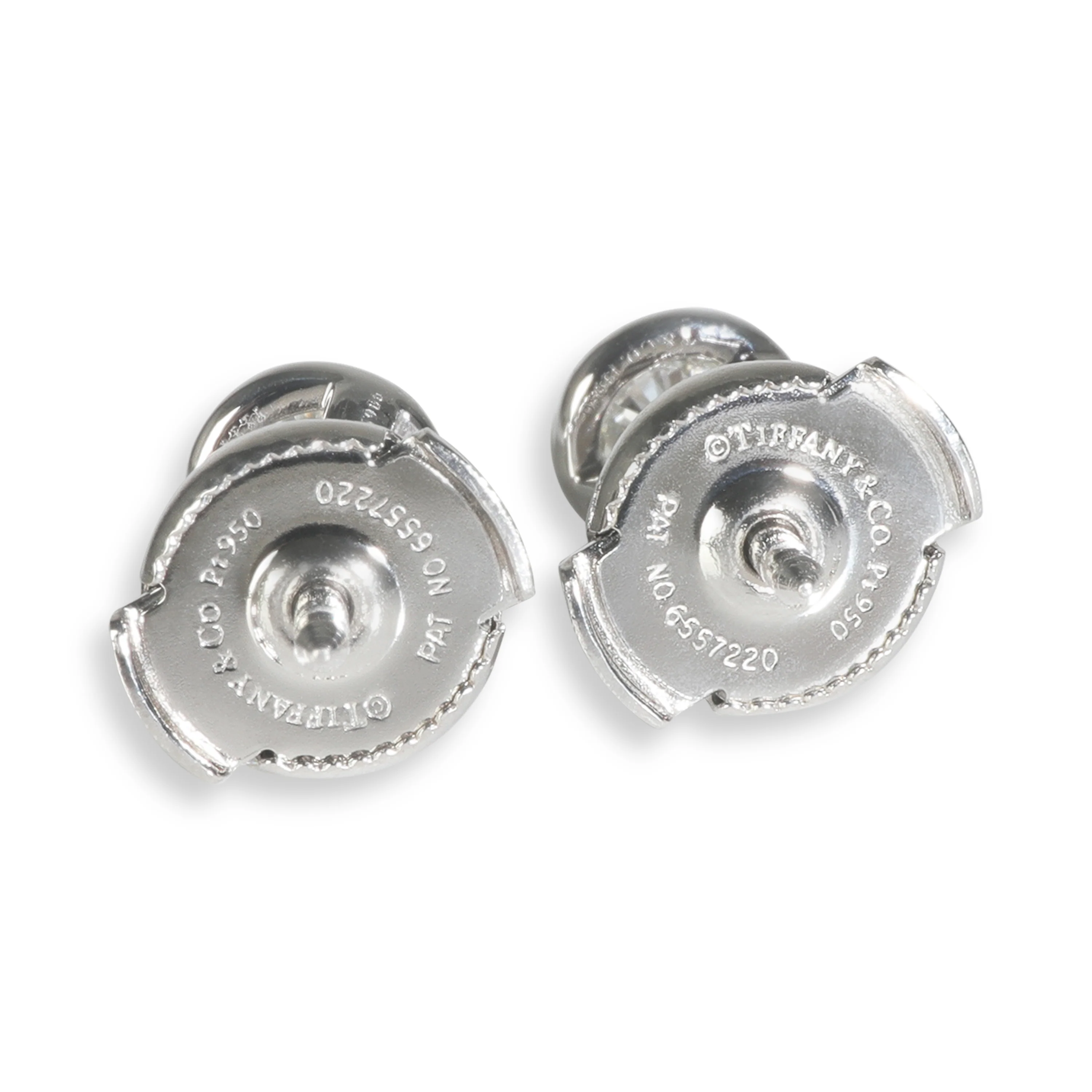 Platinum Diamond Elsa Peretti Diamond By The Yard Earrings - Image 3