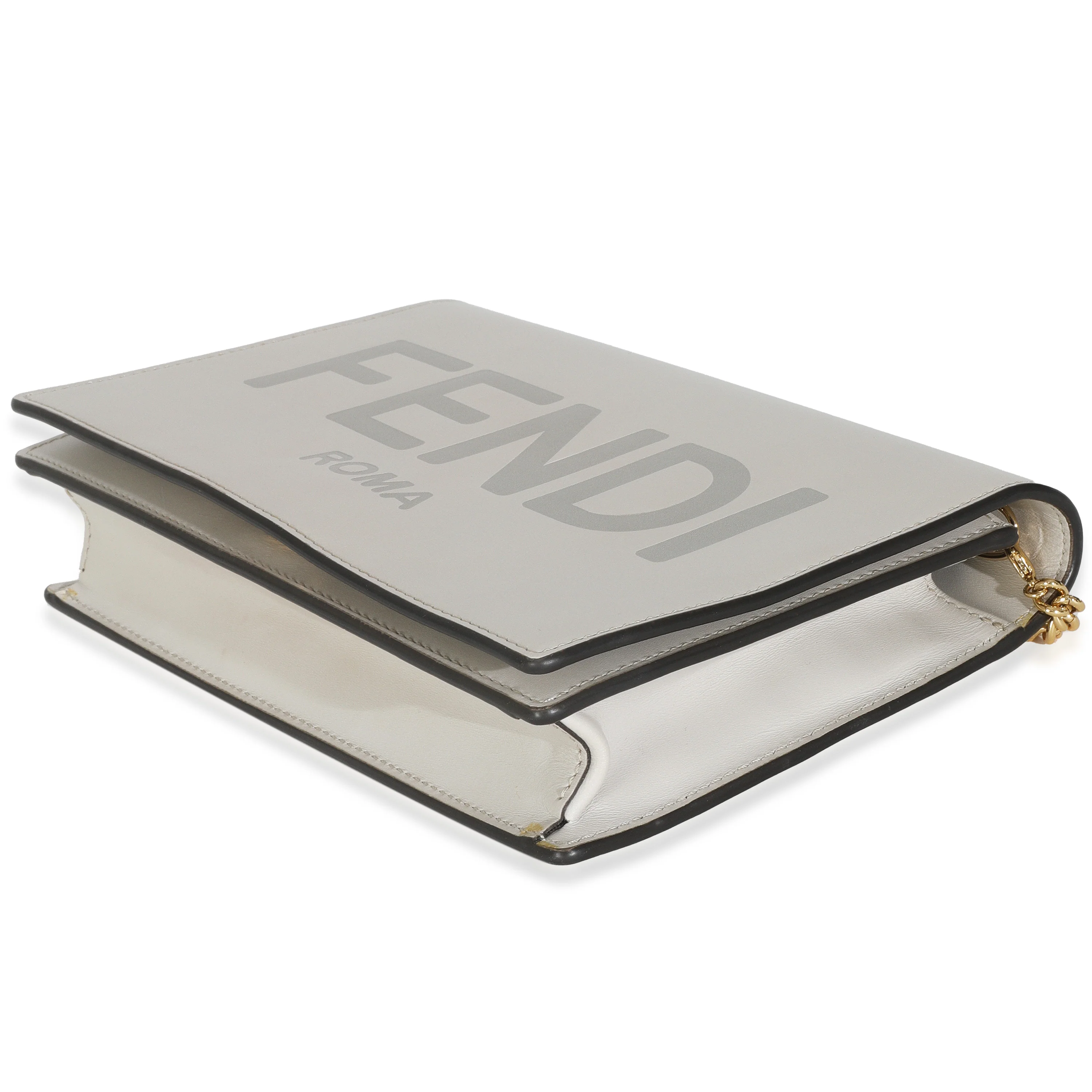 Vitello King Tamponato Logo Embossed Medium Wallet On Chain - Image 7