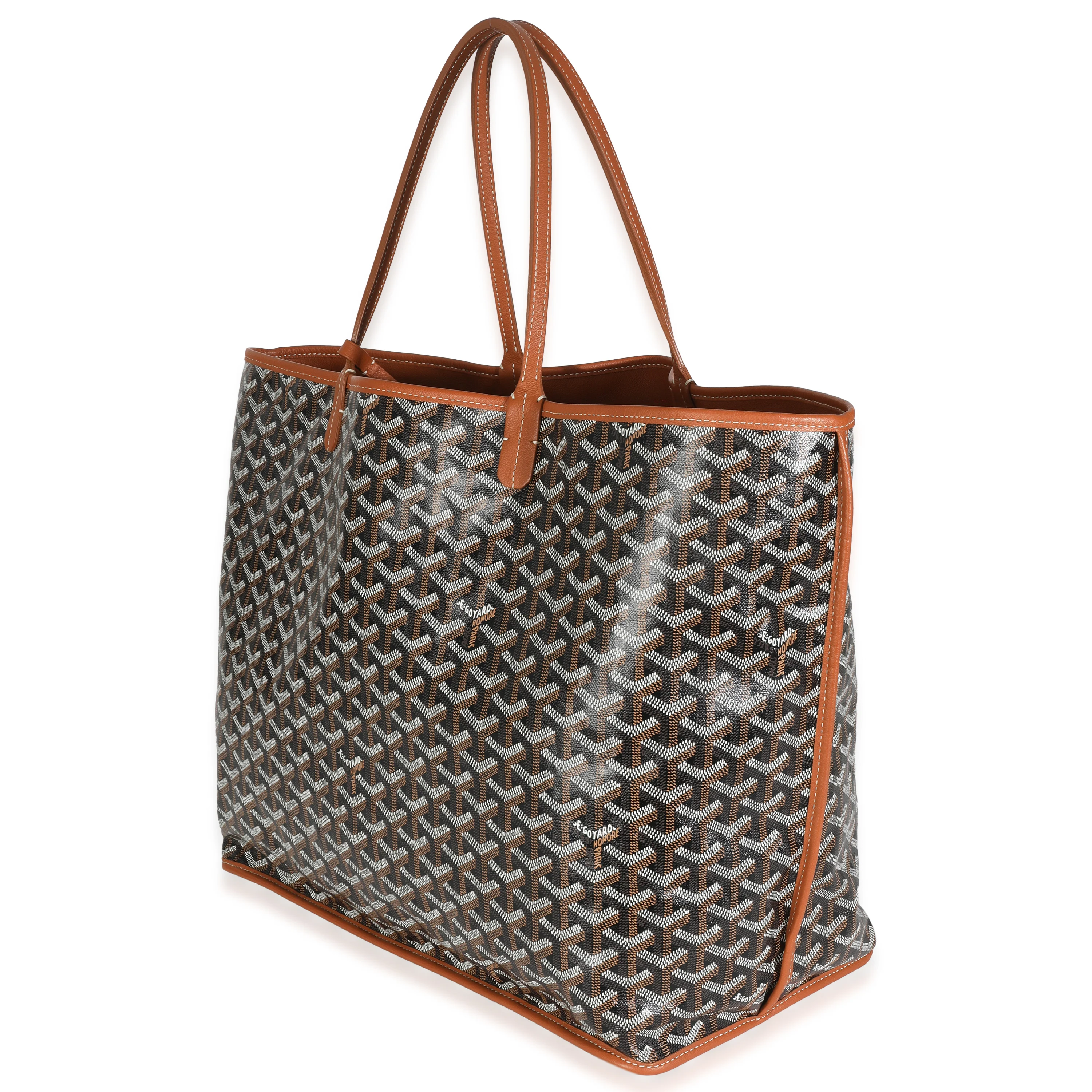 Gold Black Goyardine Canvas Anjou GM - Image 2