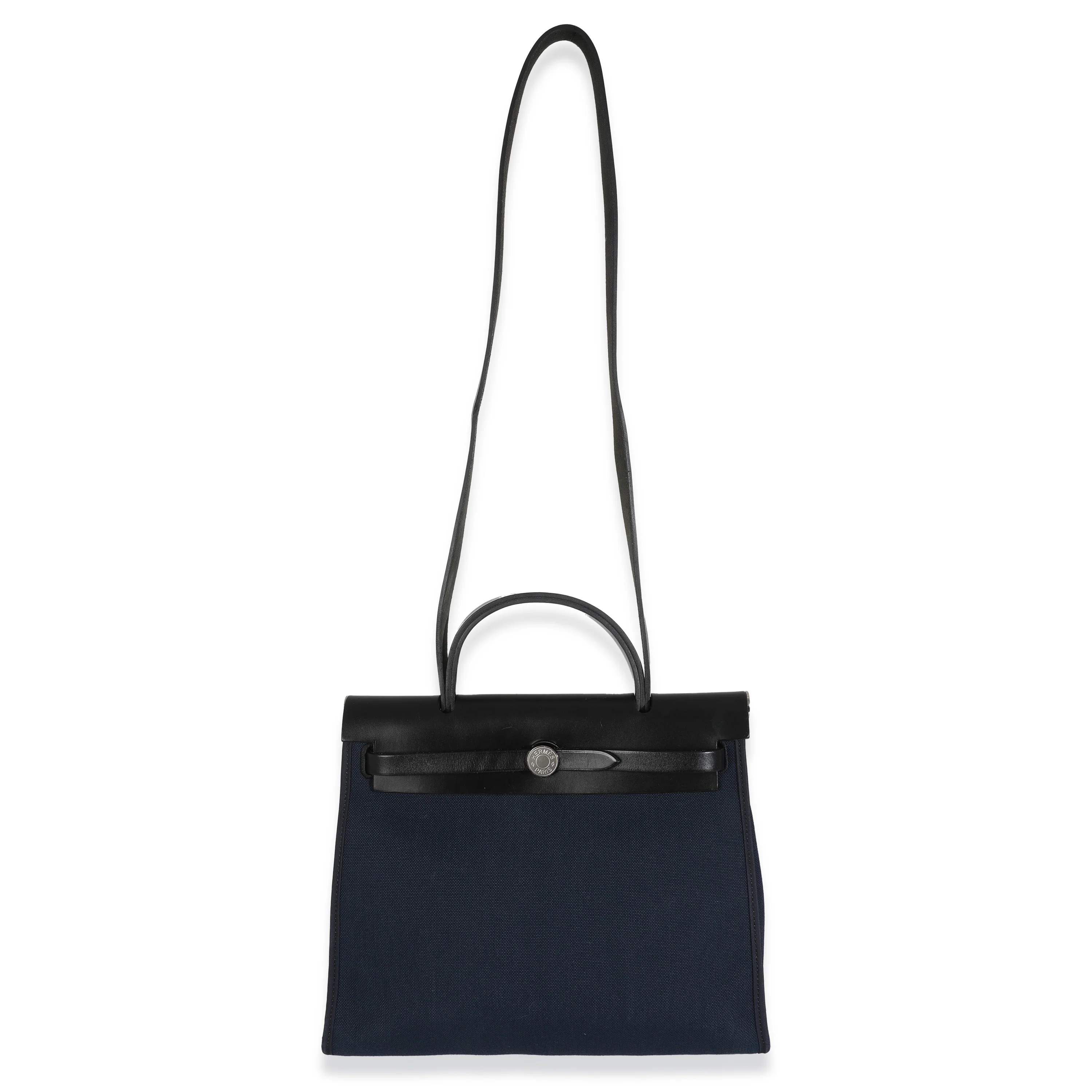 Bleu Marine Bleu Saphir Military Toile Vache Hunter Herbag Zip 31 PM PHW - Image 8