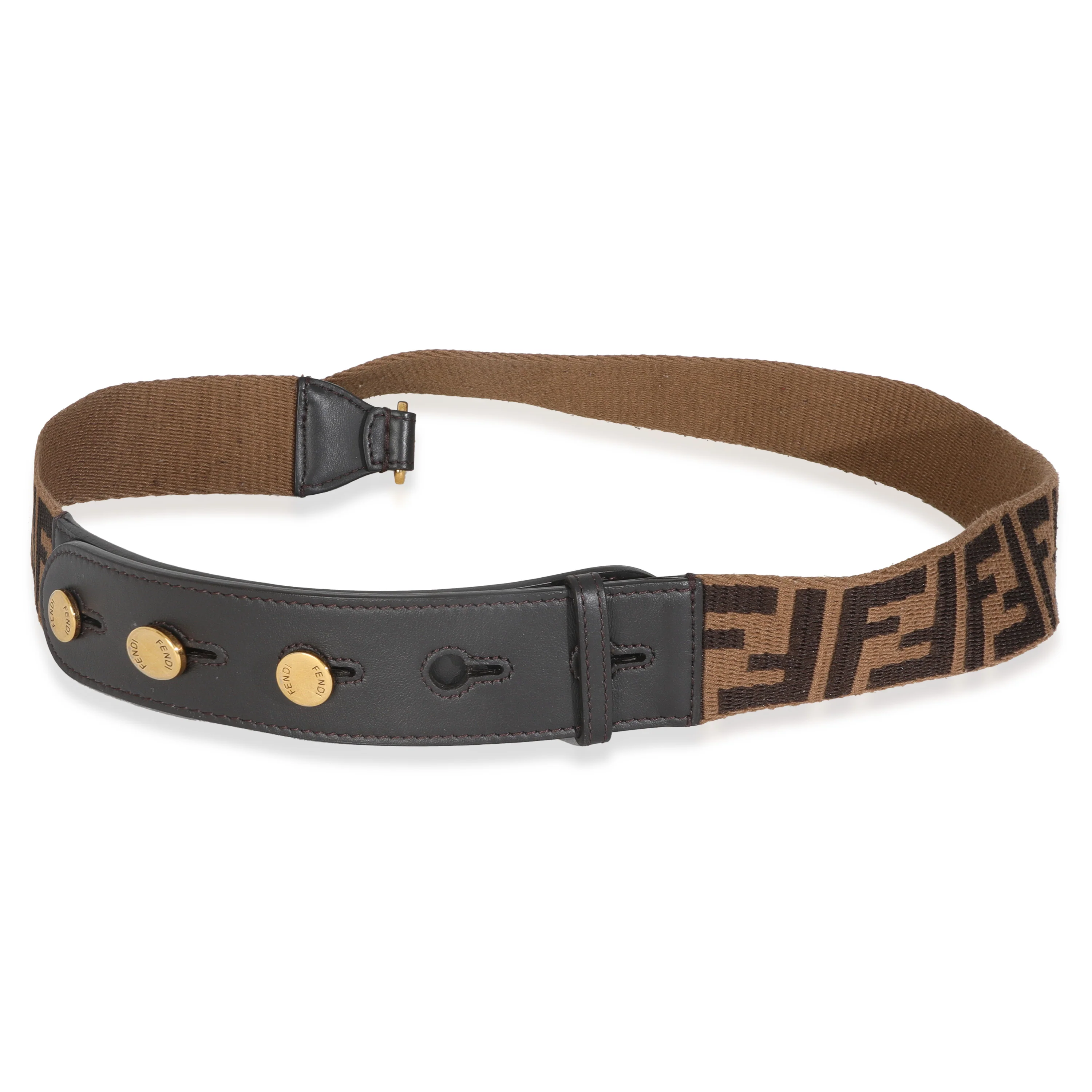Brown Zucca Canvas Adjustable Strap - Image 2