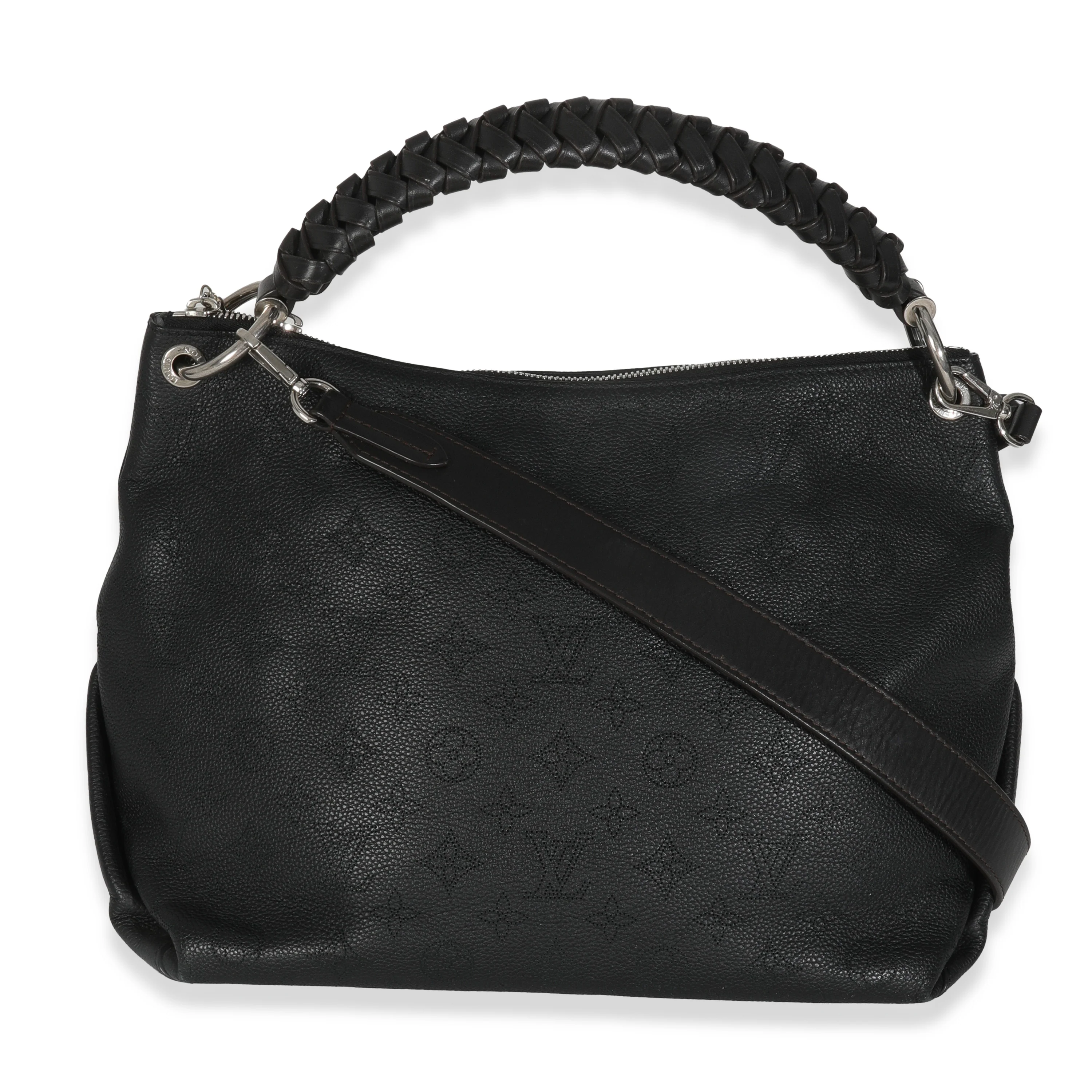 Black Monogram Mahina Beaubourg Hobo MM - Image 4