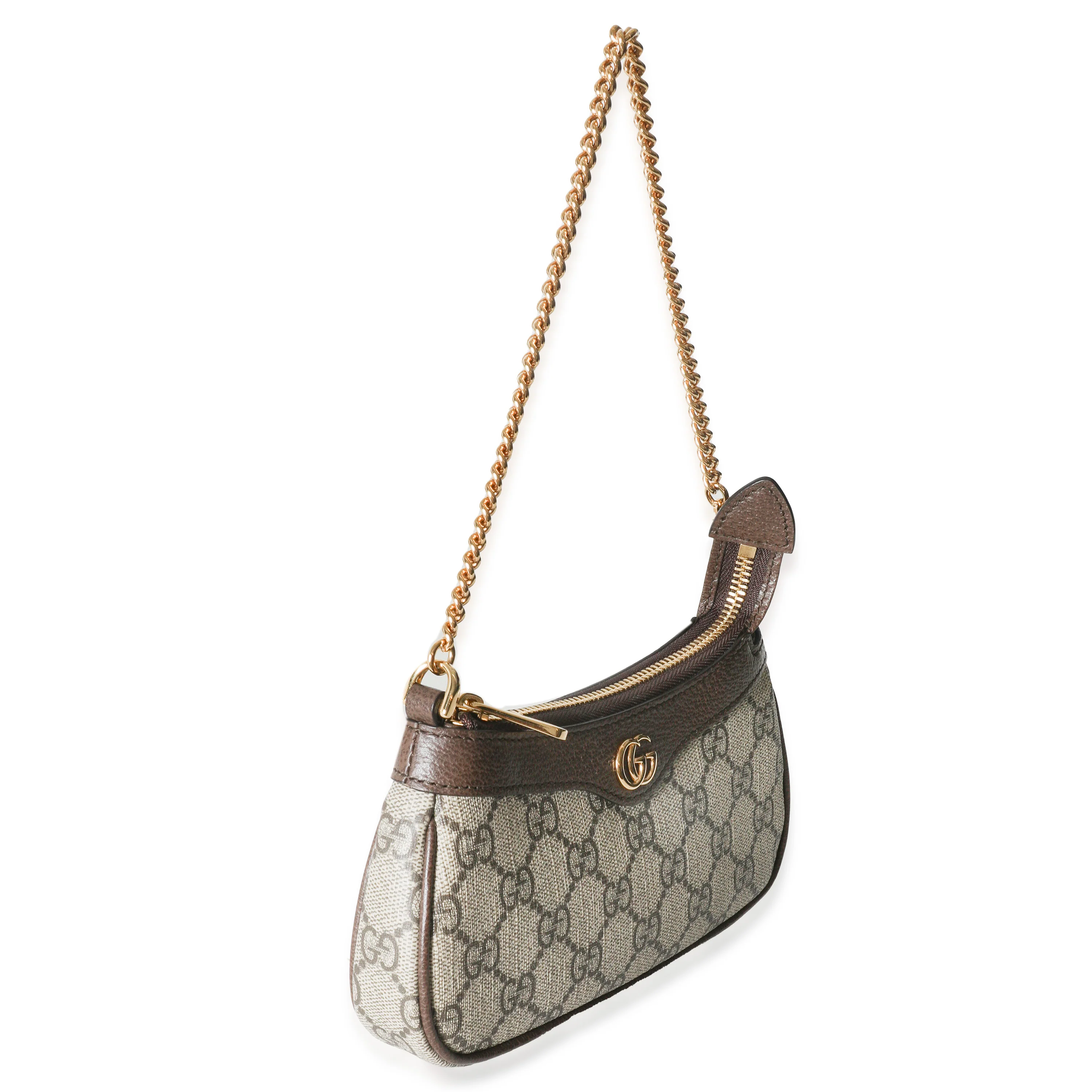 Beige GG Supreme Canvas Ophidia Mini Bag - Image 2