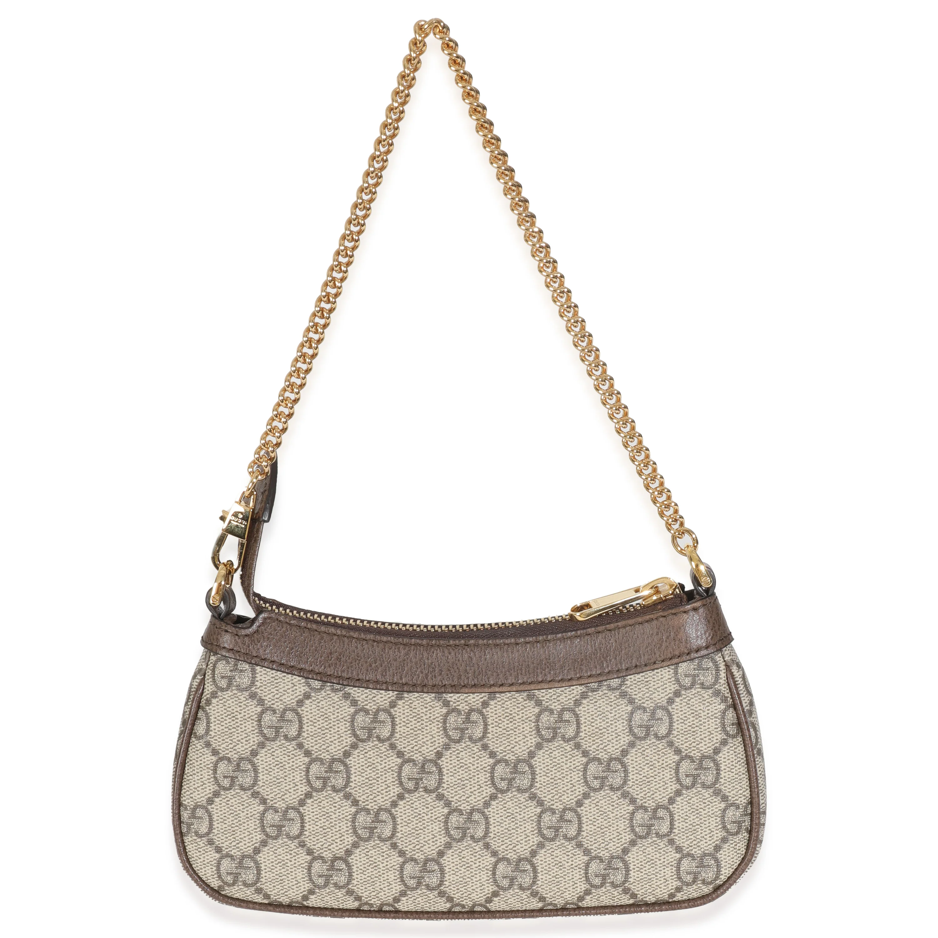 Beige GG Supreme Canvas Ophidia Mini Bag - Image 3