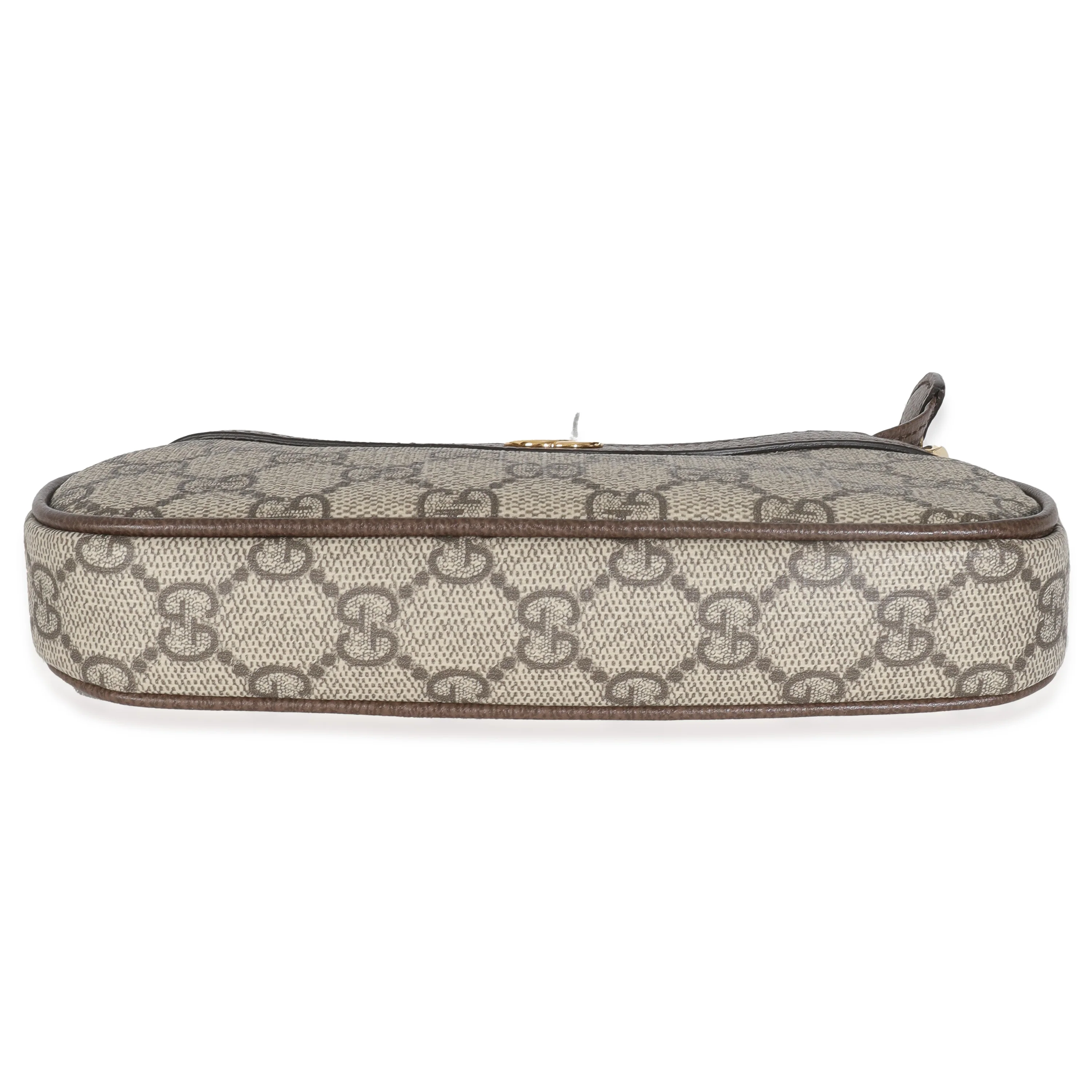Beige GG Supreme Canvas Ophidia Mini Bag - Image 4