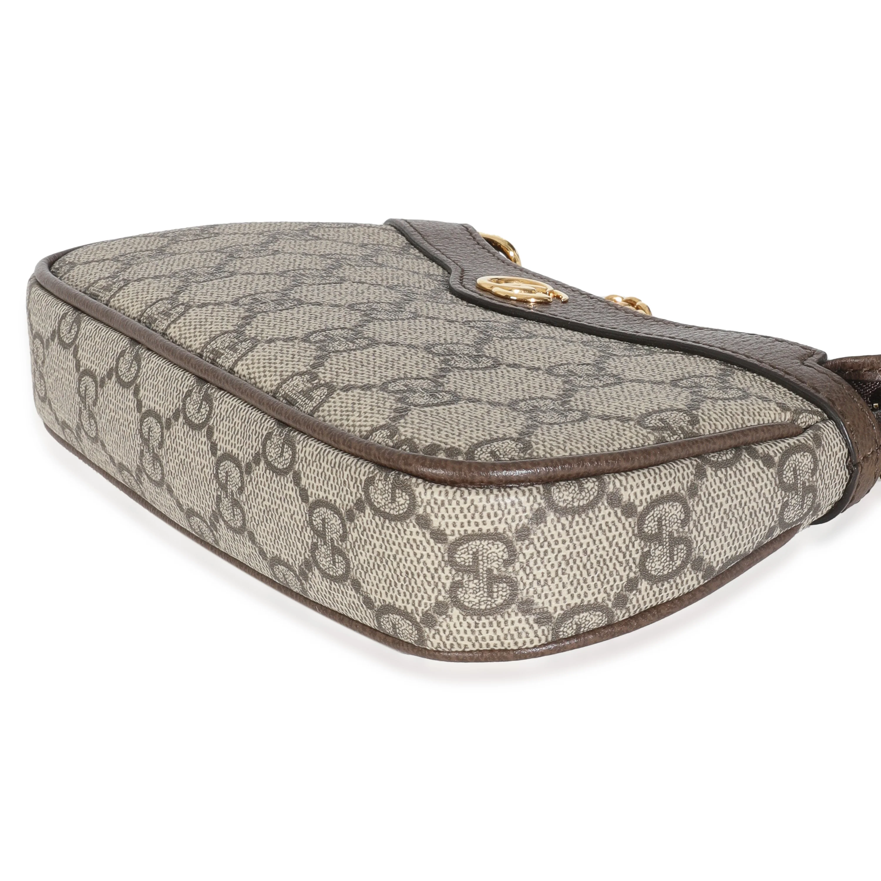 Beige GG Supreme Canvas Ophidia Mini Bag - Image 5