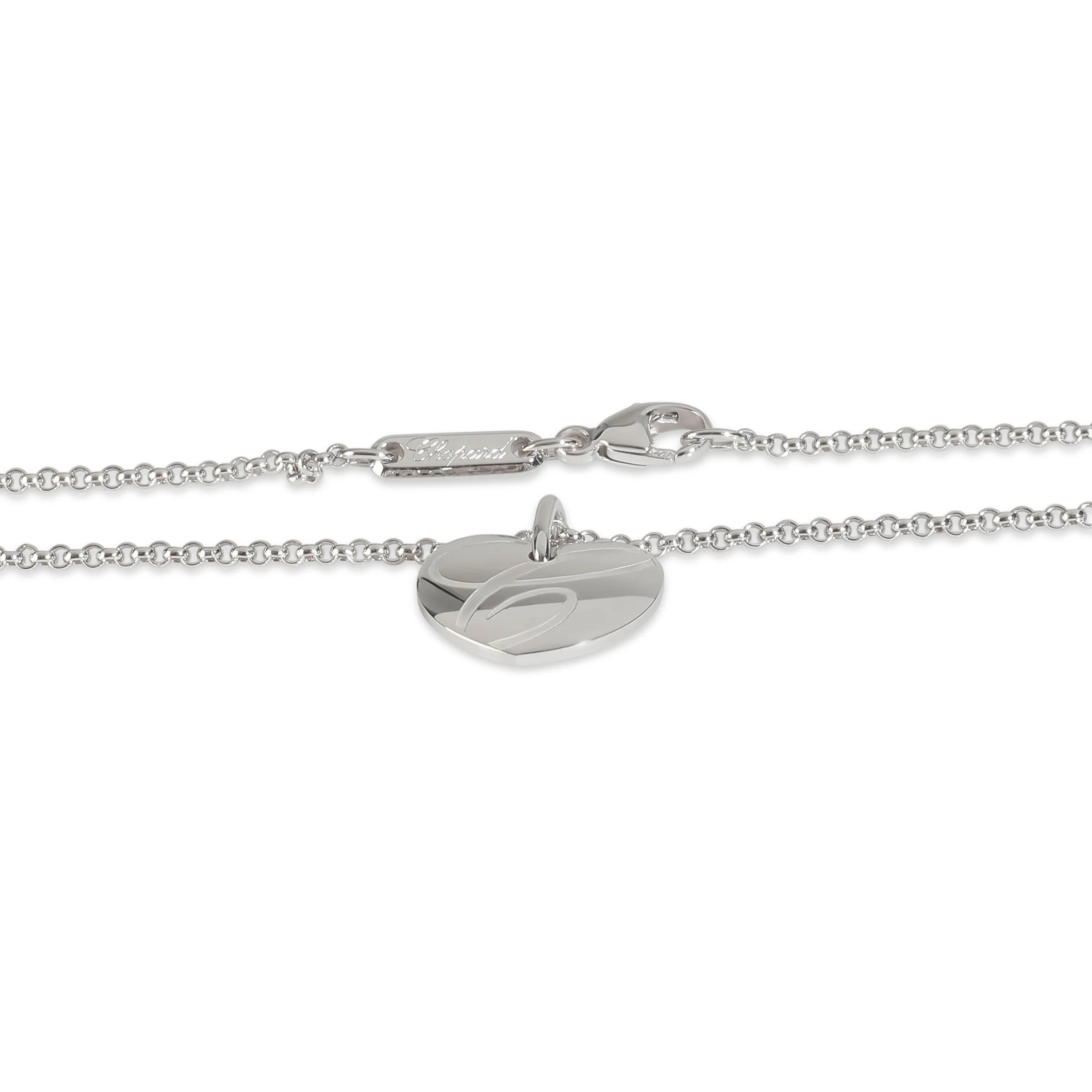 White Gold  Chopardissimo Heart Pendant - Image 2