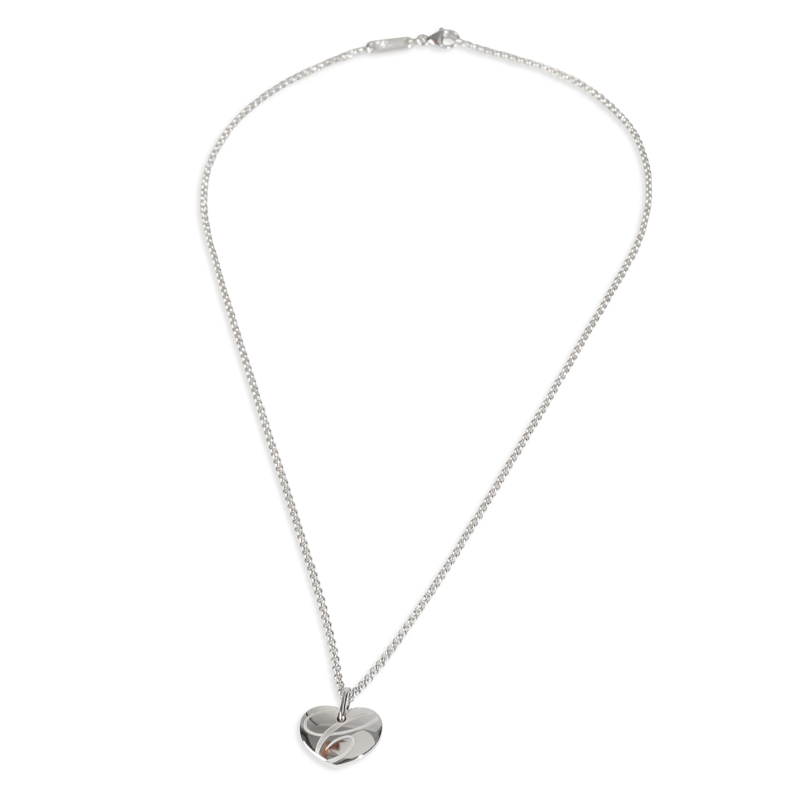 White Gold  Chopardissimo Heart Pendant - Image 3