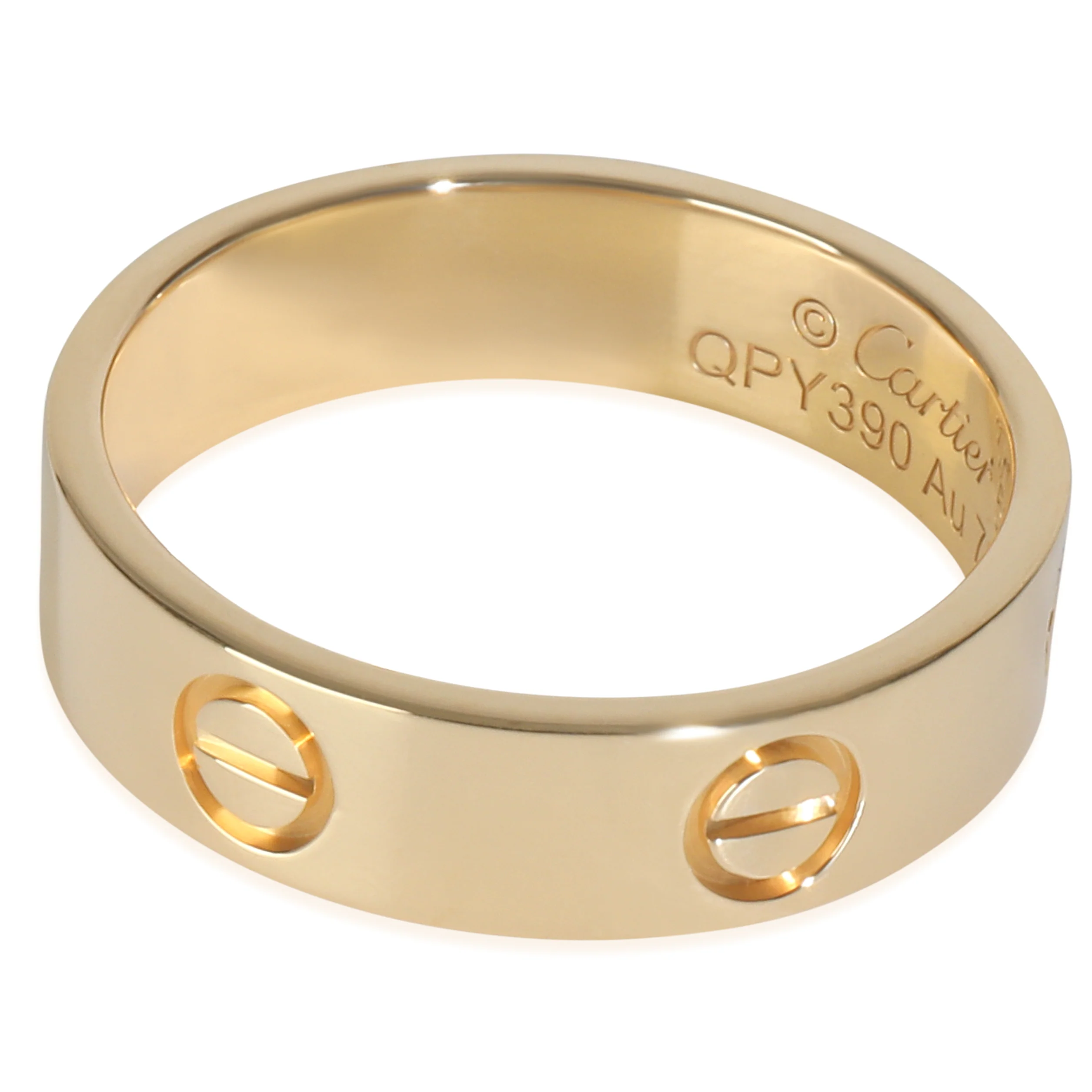 Yellow Gold  Love Ring - Image 2