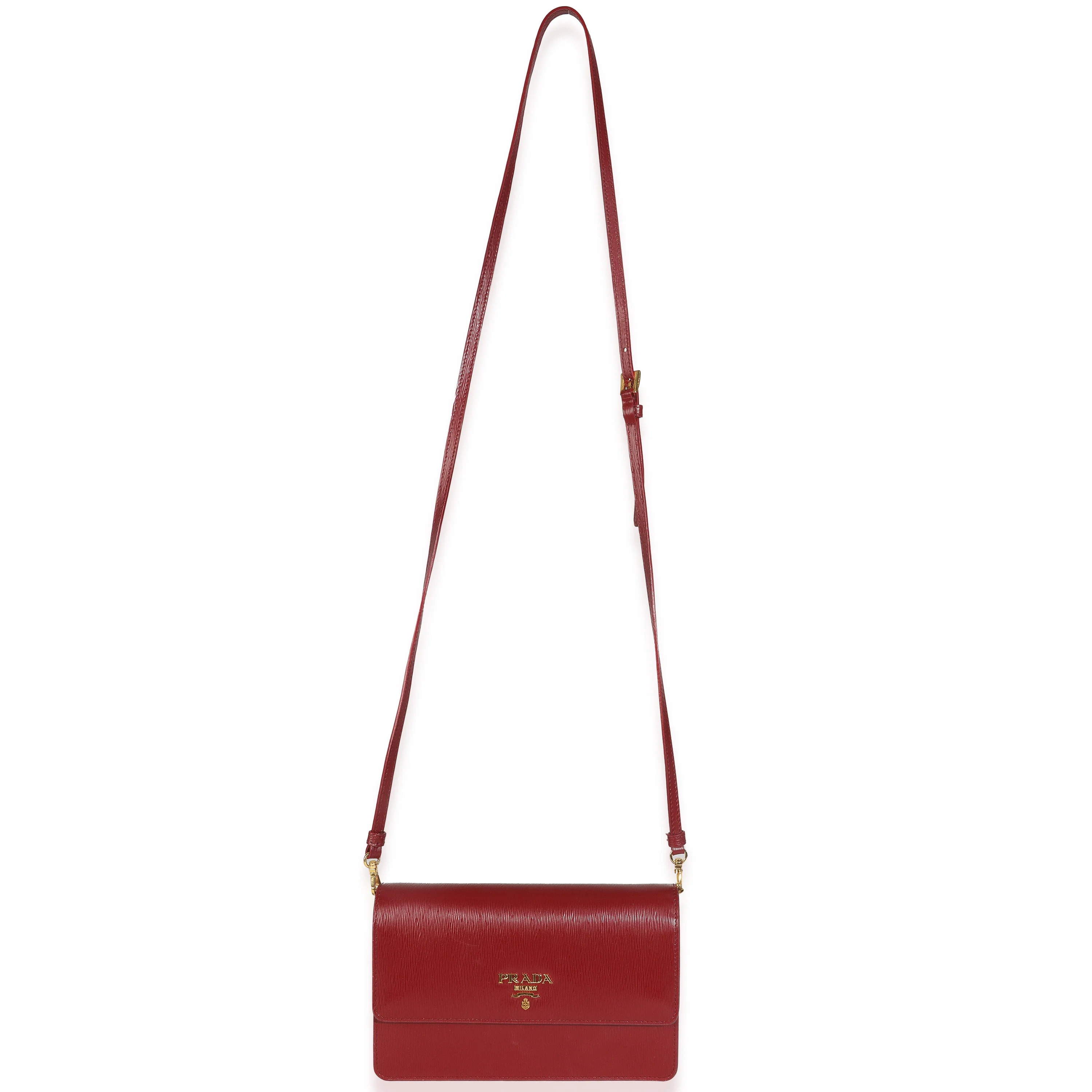 Rubino Red Vitello Move Crossbody Wallet - Image 7