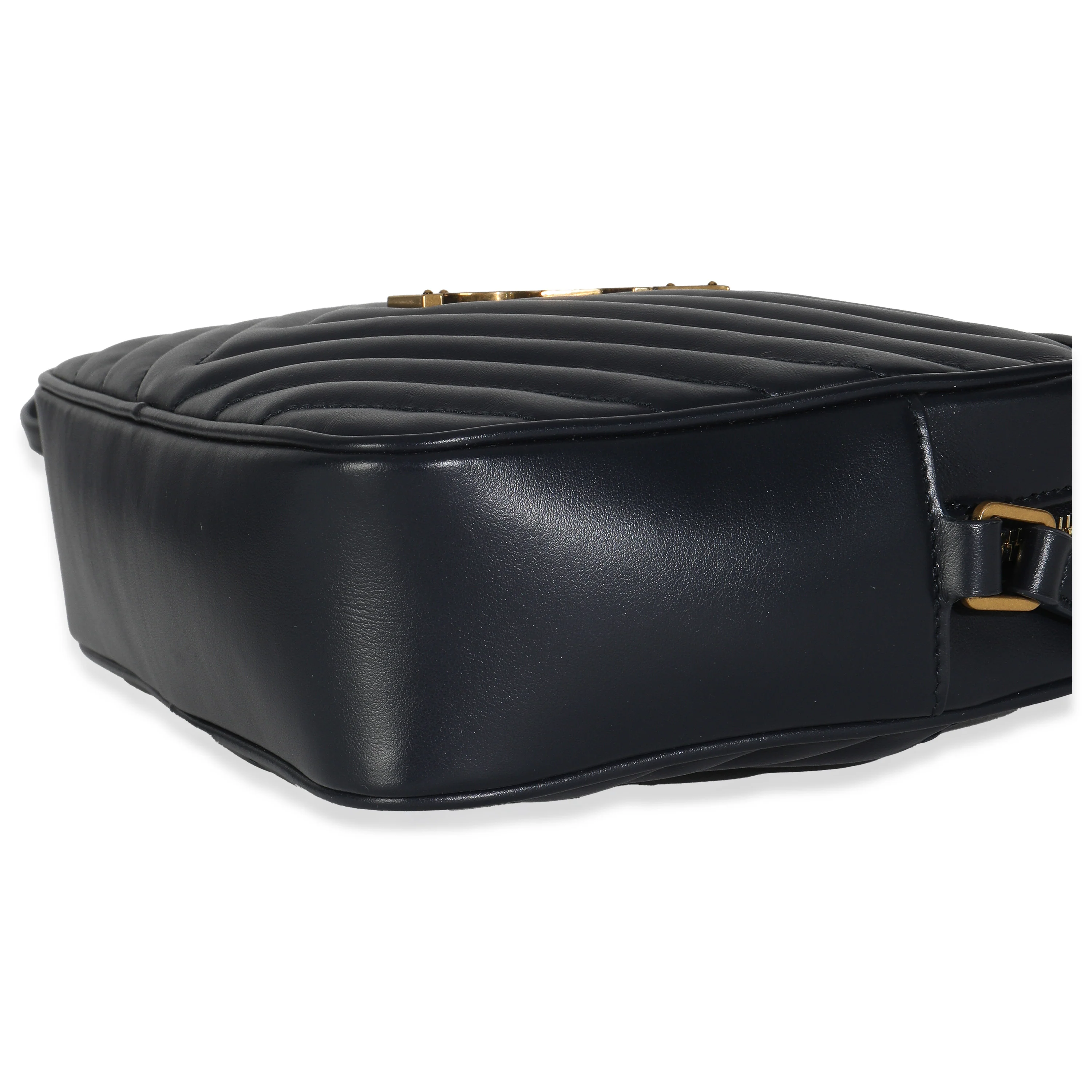 Navy Calfskin Matelasse Monogram Lou Camera Bag - Image 6