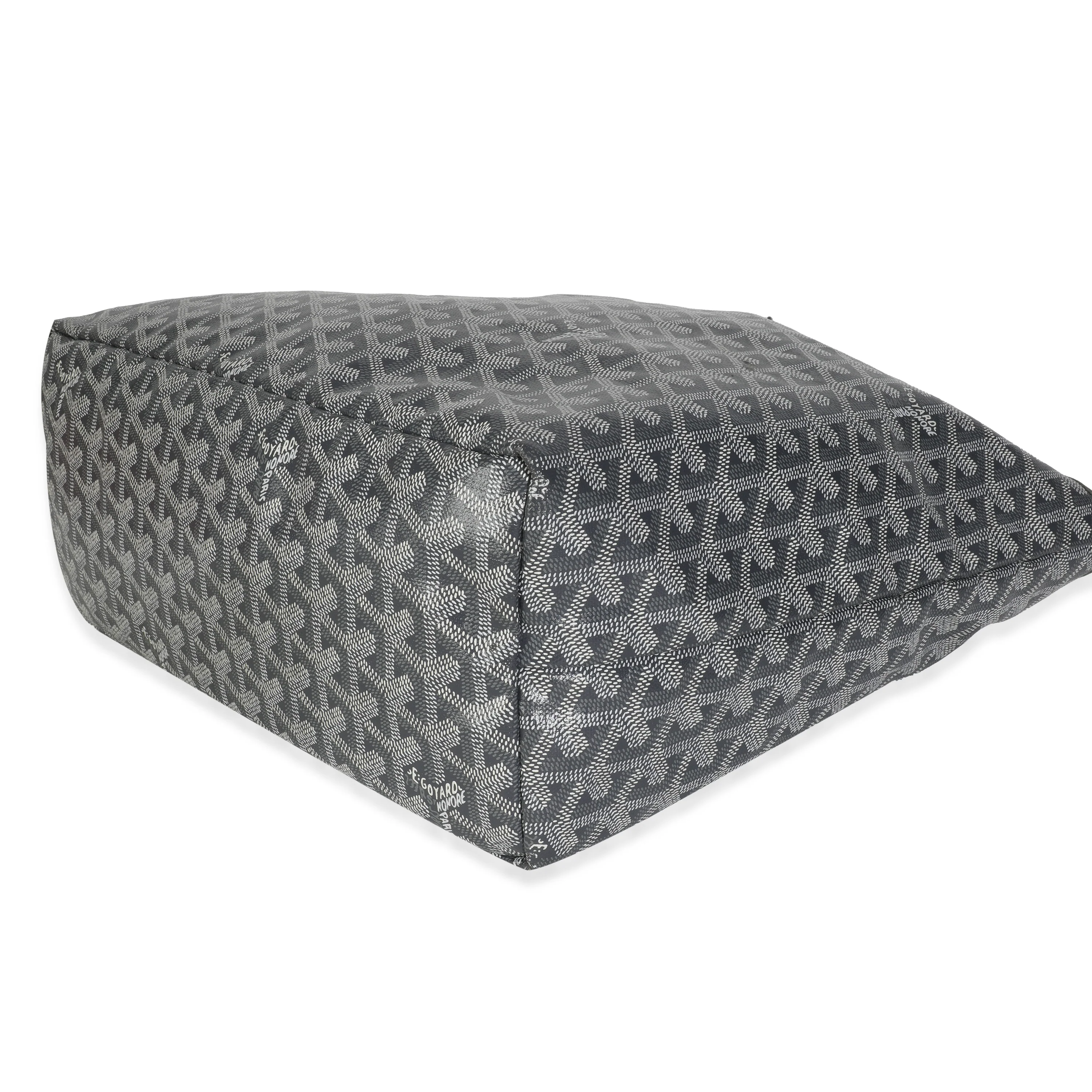 Grey Goyardine Canvas Saint Louis PM - Image 4