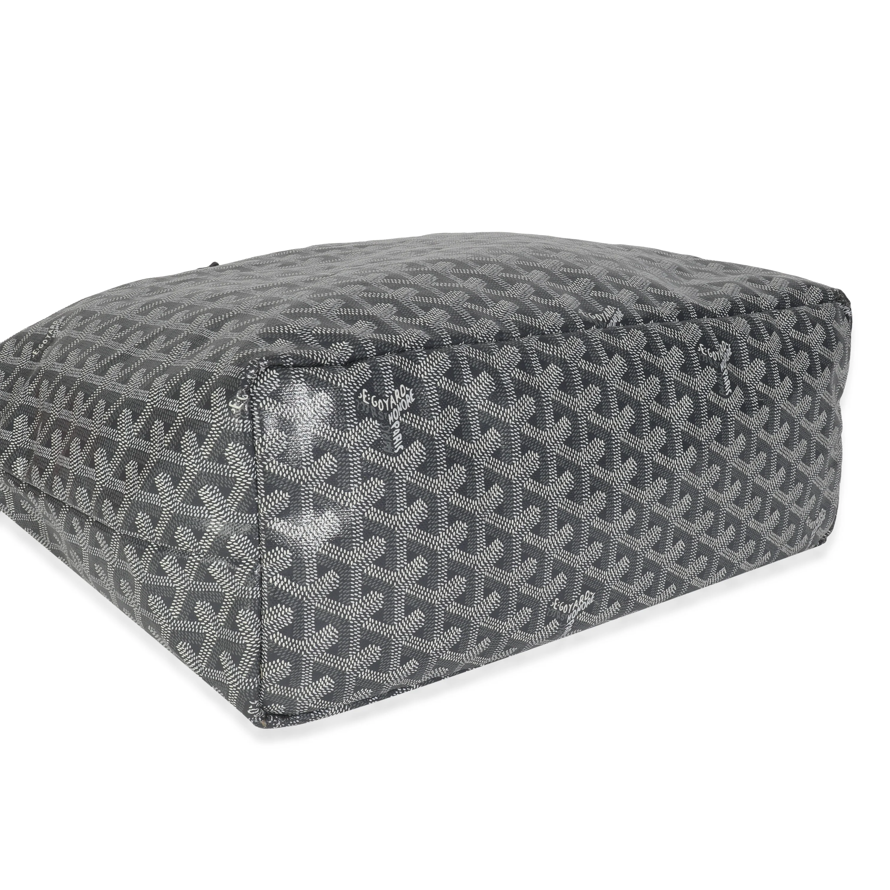 Grey Goyardine Canvas Saint Louis PM - Image 6