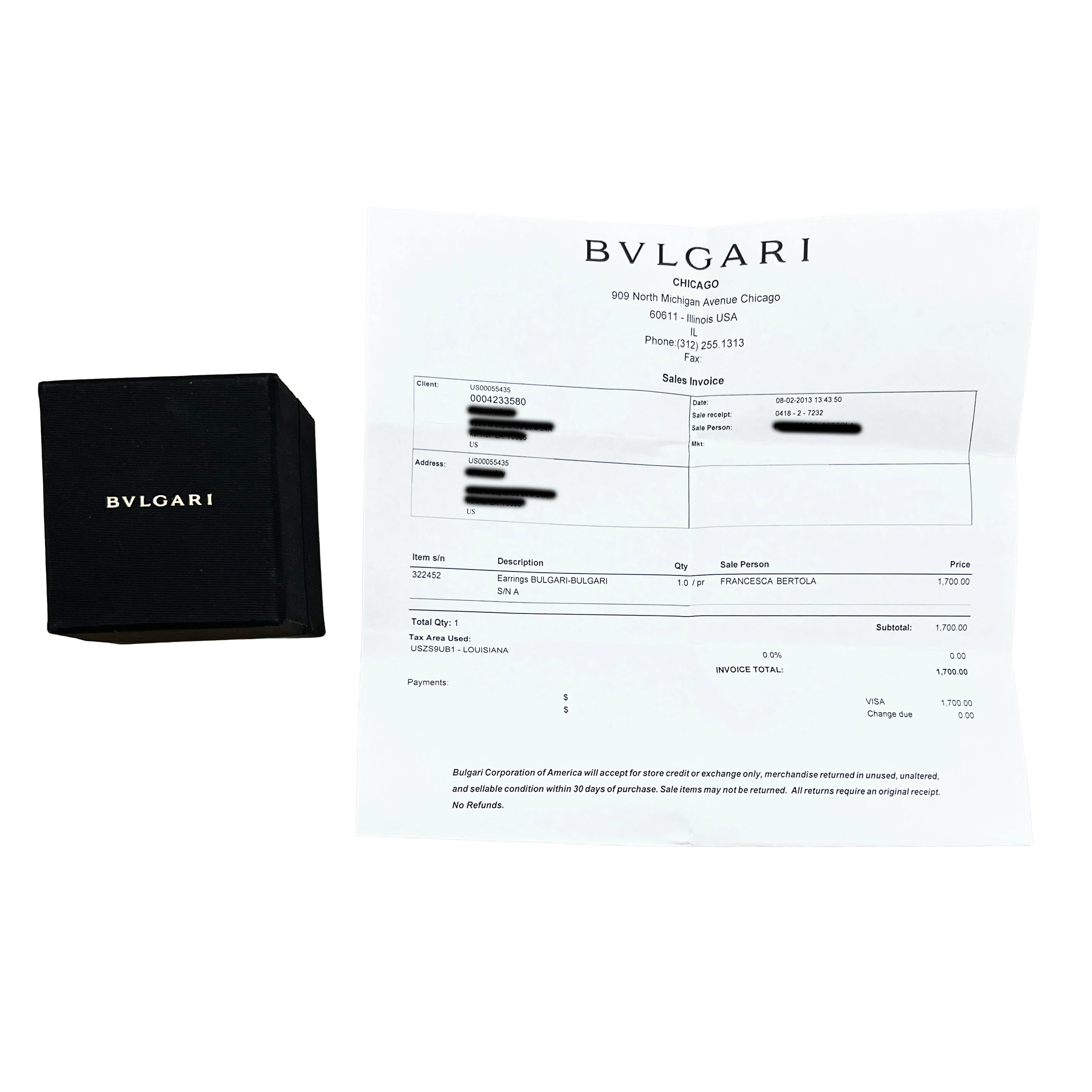 Yellow Gold Onyx Bvlgari Bvlgari Earrings - Image 4