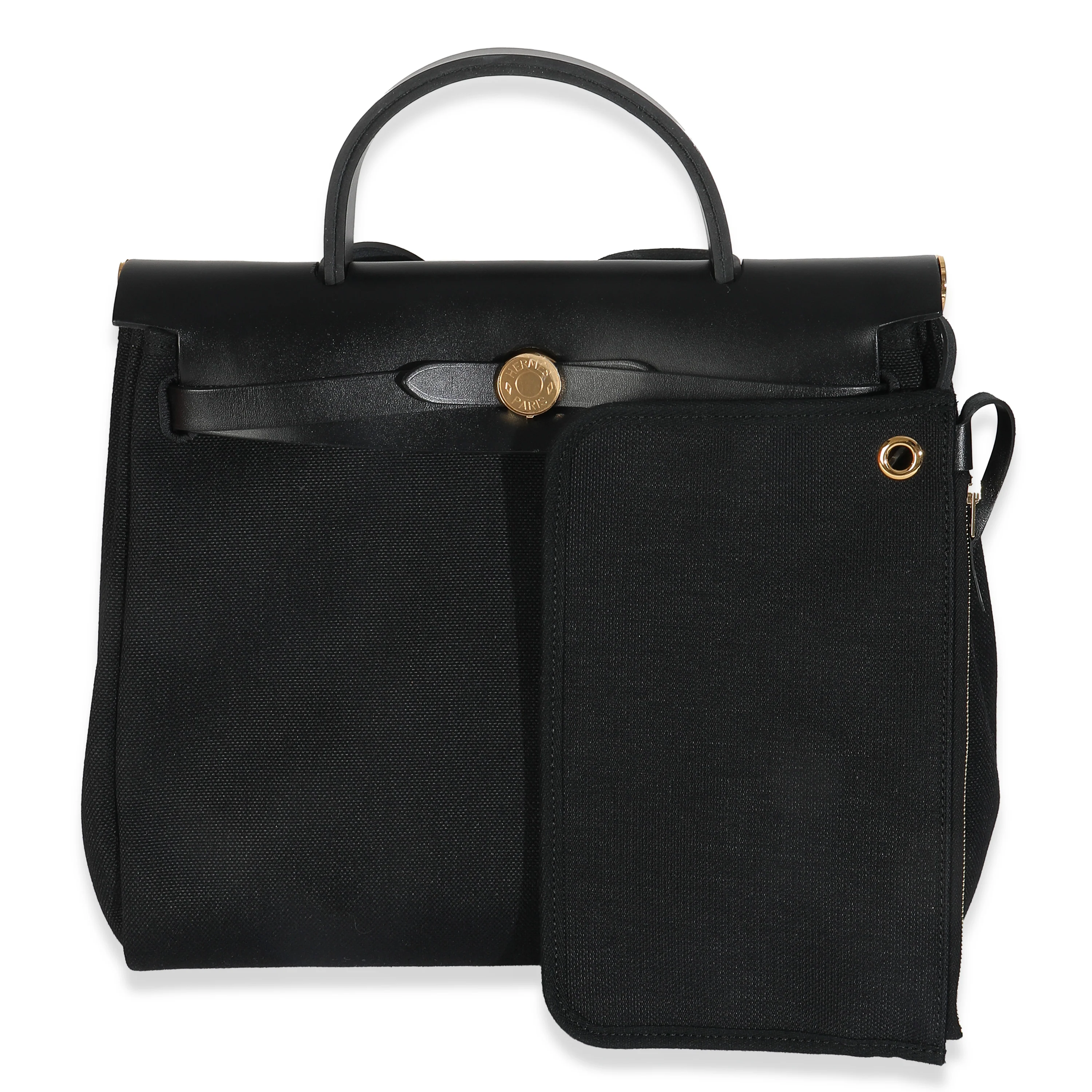 Black Military Toile Vache Hunter Herbag Zip 31 PM GHW