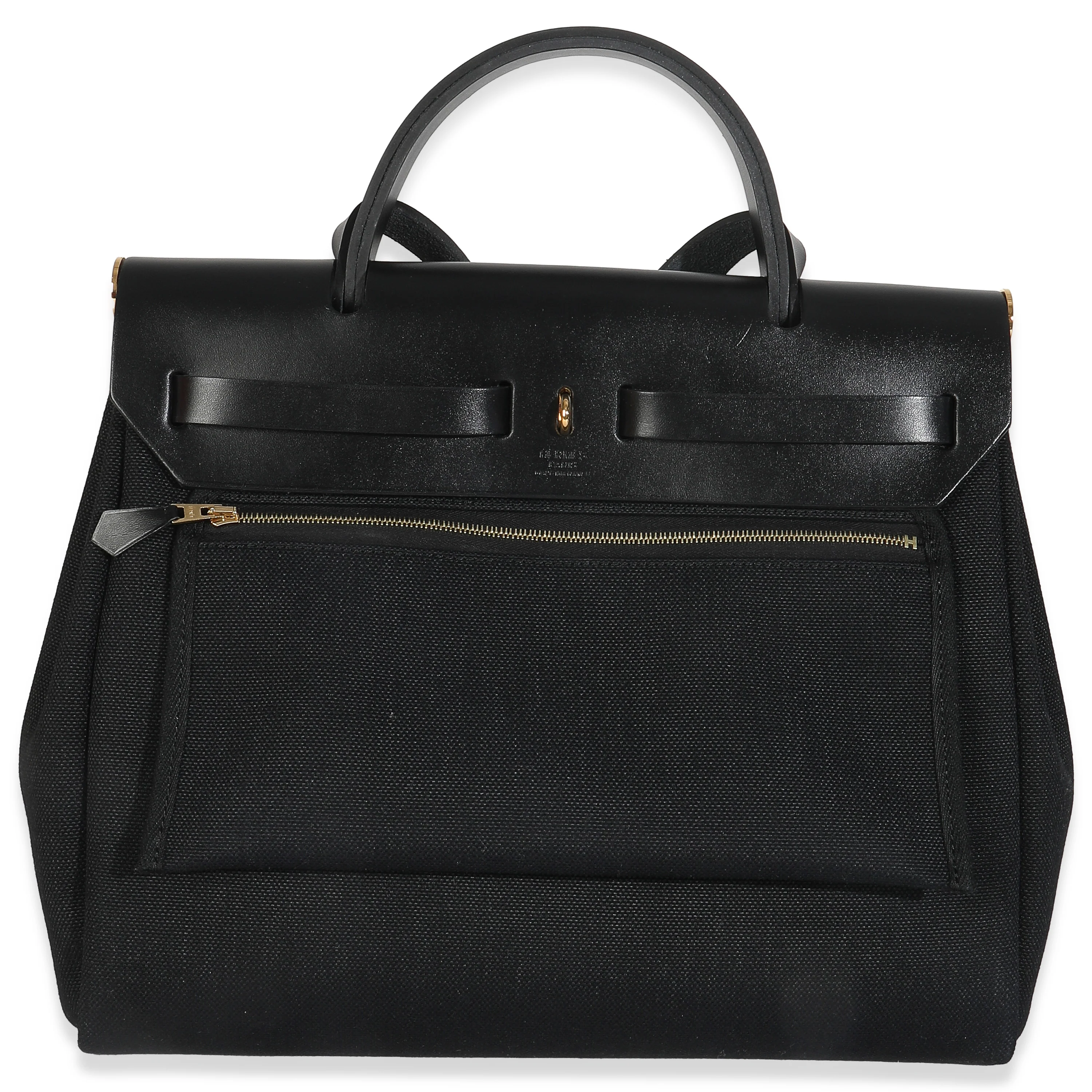 Black Military Toile Vache Hunter Herbag Zip 31 PM GHW - Image 5