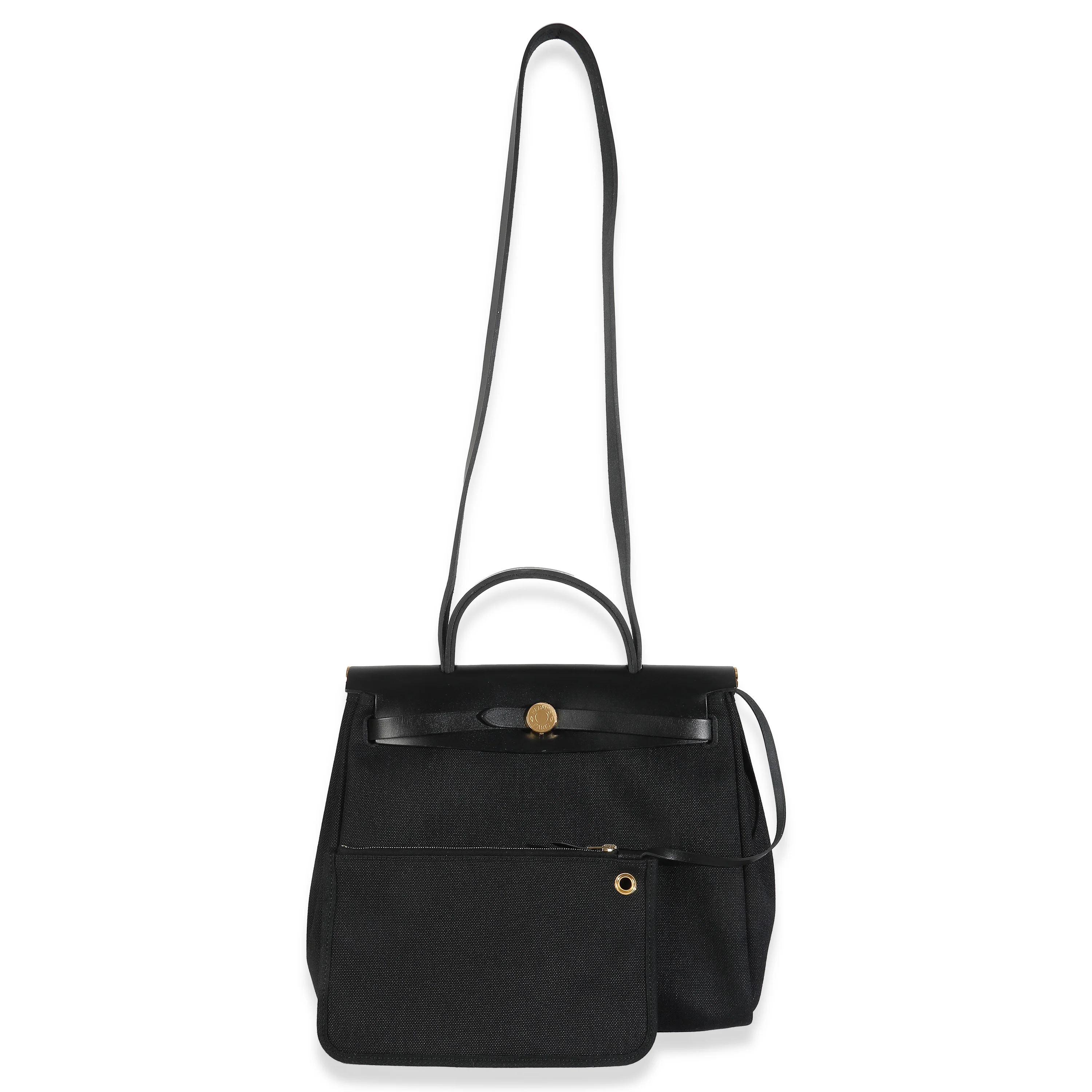 Black Military Toile Vache Hunter Herbag Zip 31 PM GHW - Image 9