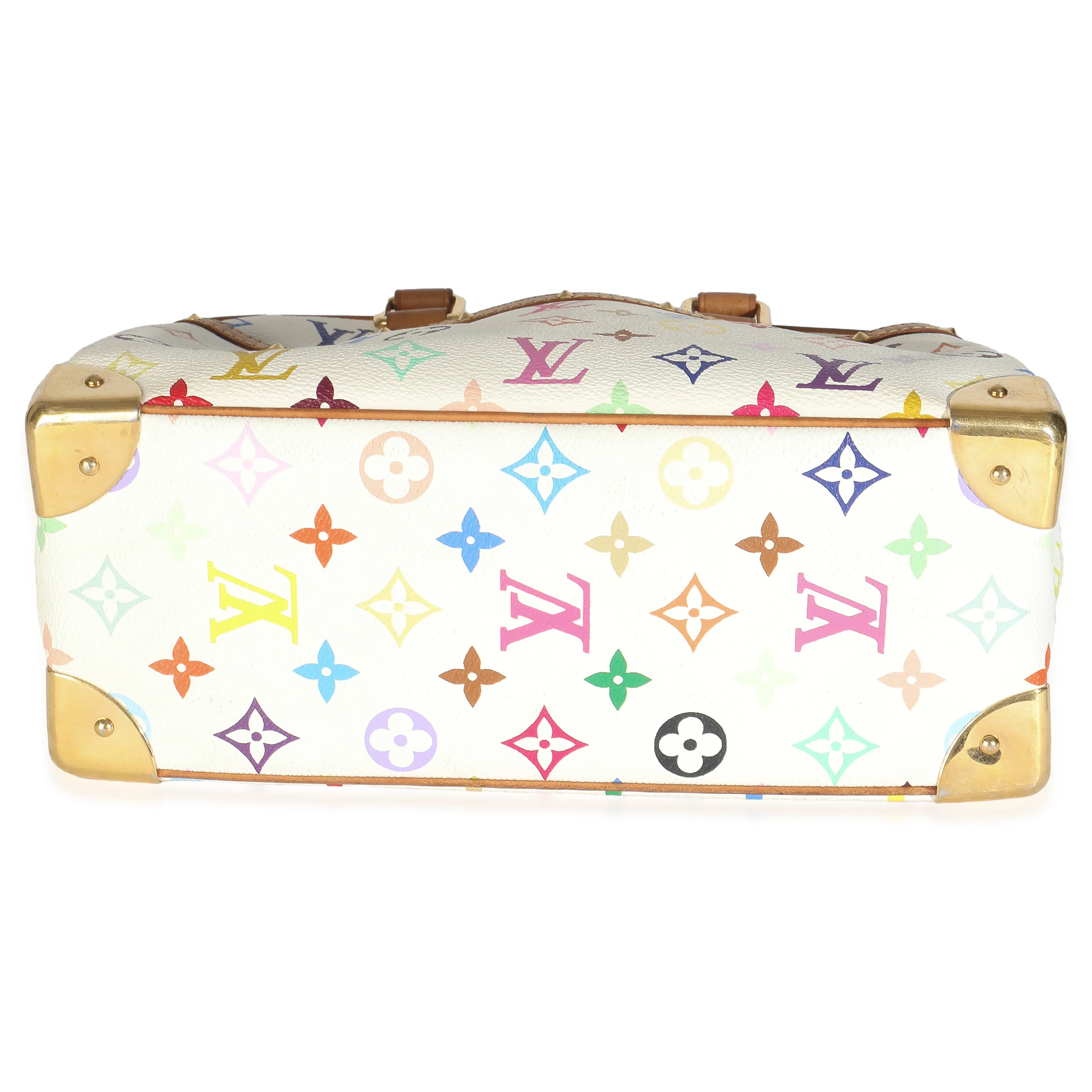 White Monogram Multicolor Canvas Trouville - Image 5