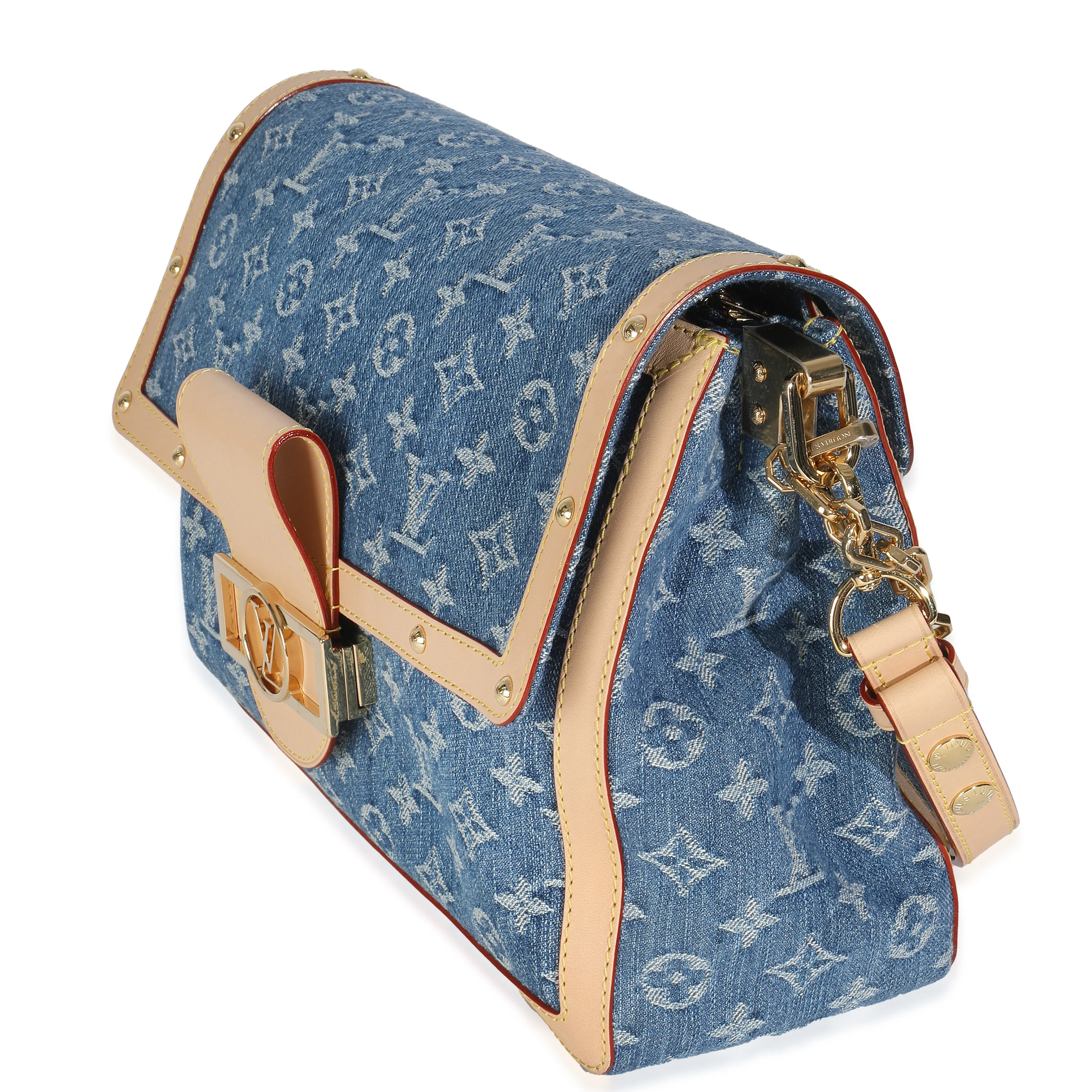 Blue Monogram Denim Dauphine Soft GM - Image 2
